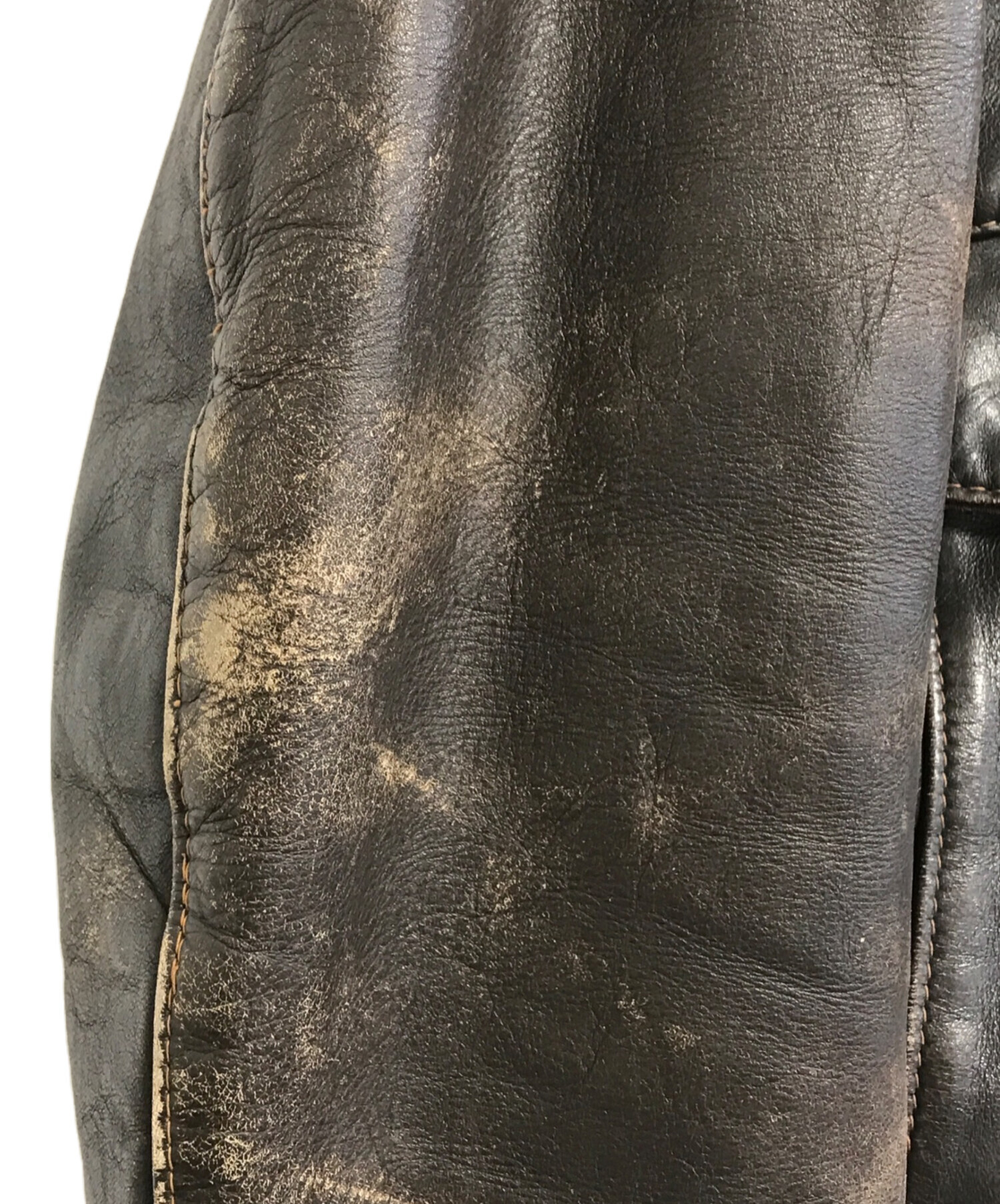 【稀少】ショット フライトジャケット ボンバージャケット レザー ブラウン 42 中古・古着通販】Schott (ショット) G-1フライトレザー