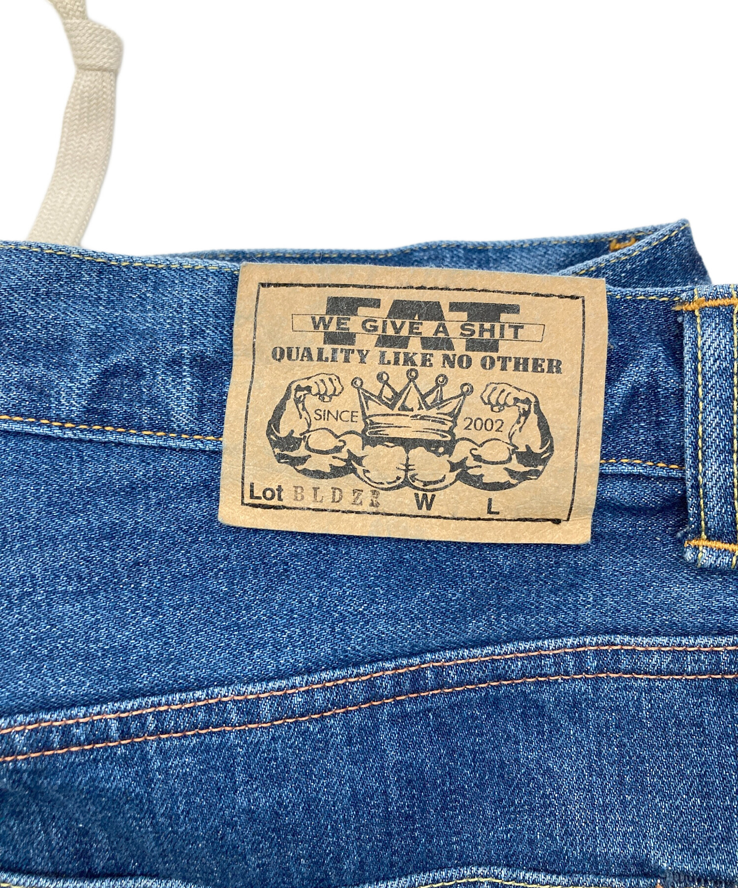 中古・古着通販】FAT (エフエーティー) デニムパンツ BLUDOZER WORN