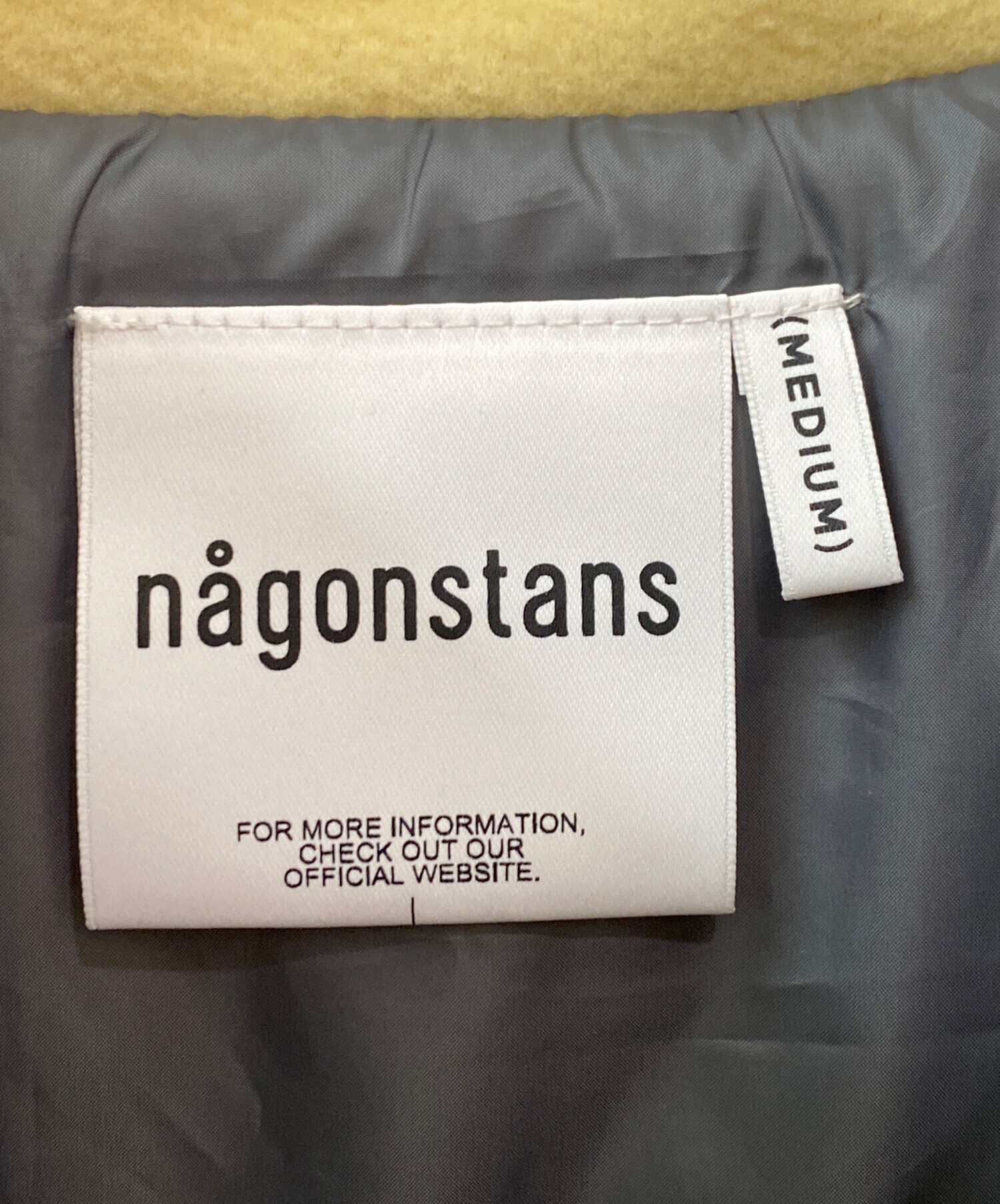 nagonstans ナゴンスタンス マイクロシープ BZ / ブルゾン nagonstans(ナゴンスタンス)｜マイクロシープ BZ/ブルゾン/Oatmeal の