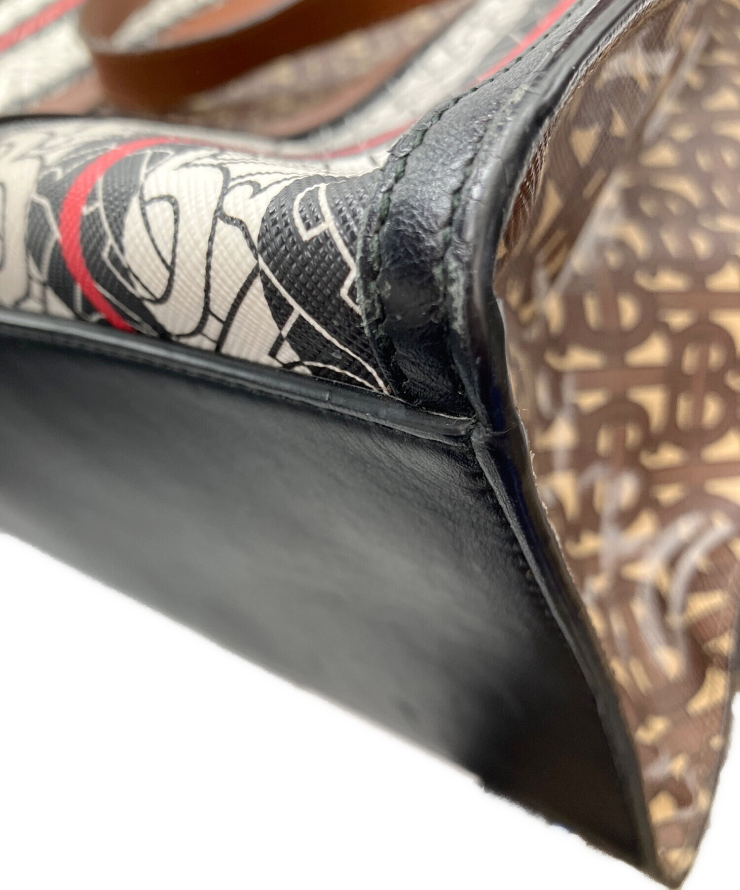 中古・古着通販】BURBERRY (バーバリー) TBモノグラムトートバッグ