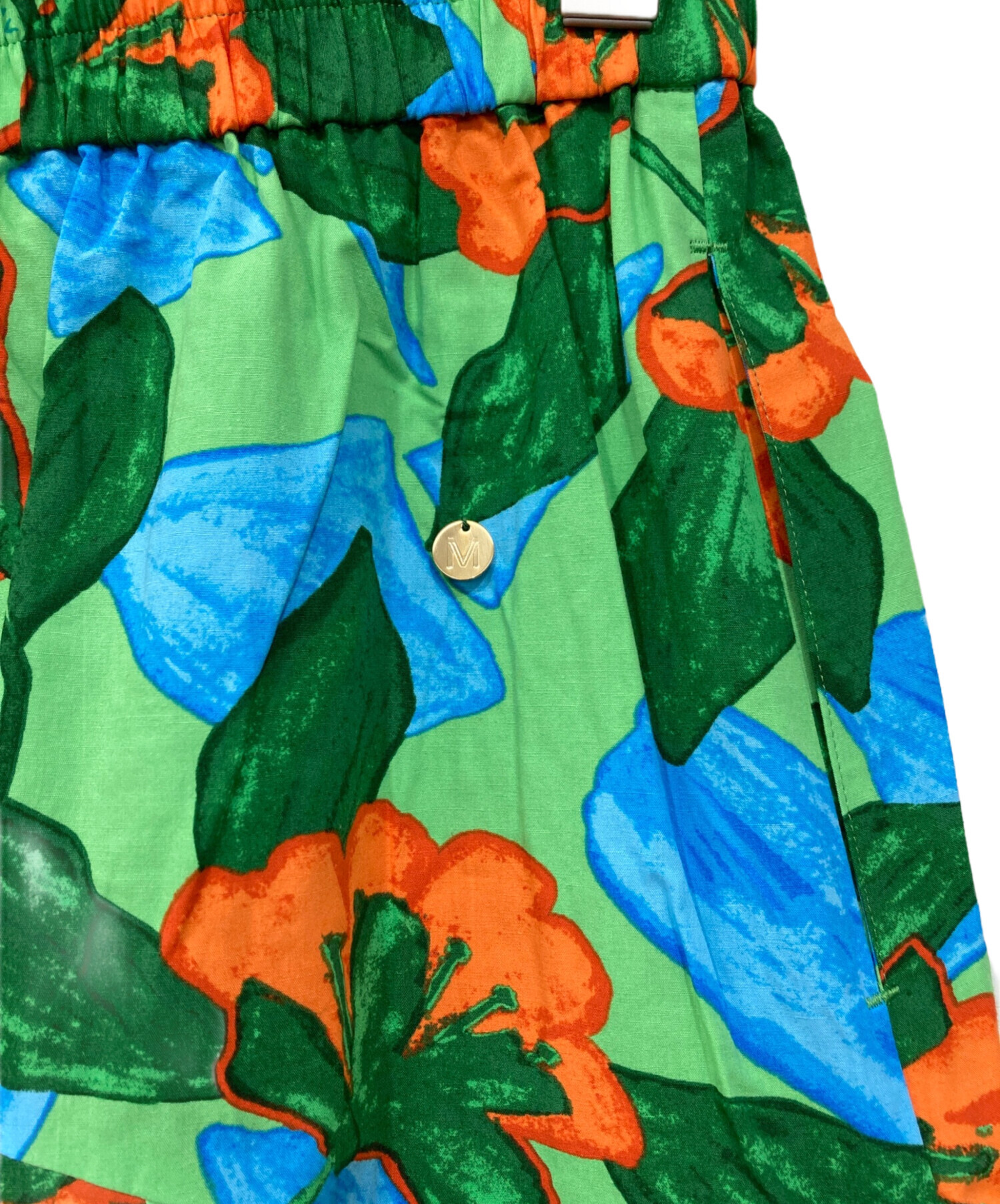 中古・古着通販】MUVEIL (ミュベール) フラワープリントスカート