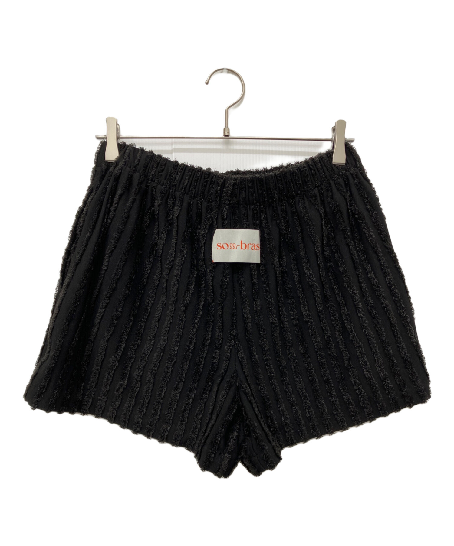 中古・古着通販】sombras (ソンブラス) Fringe Towel Shorts ブラック
