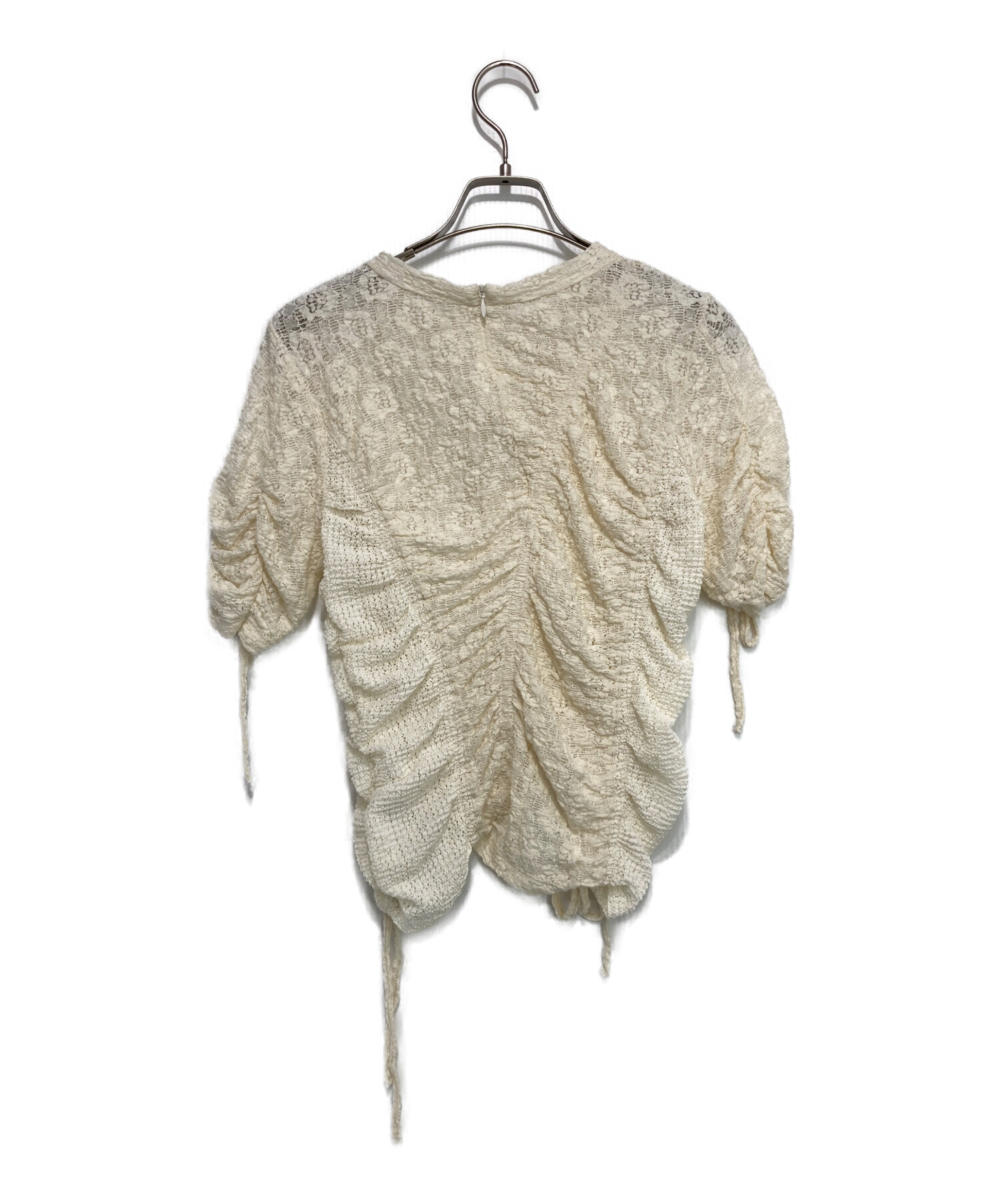 中古・古着通販】MAISON SPECIAL (メゾンスペシャル) Lace Shirring 