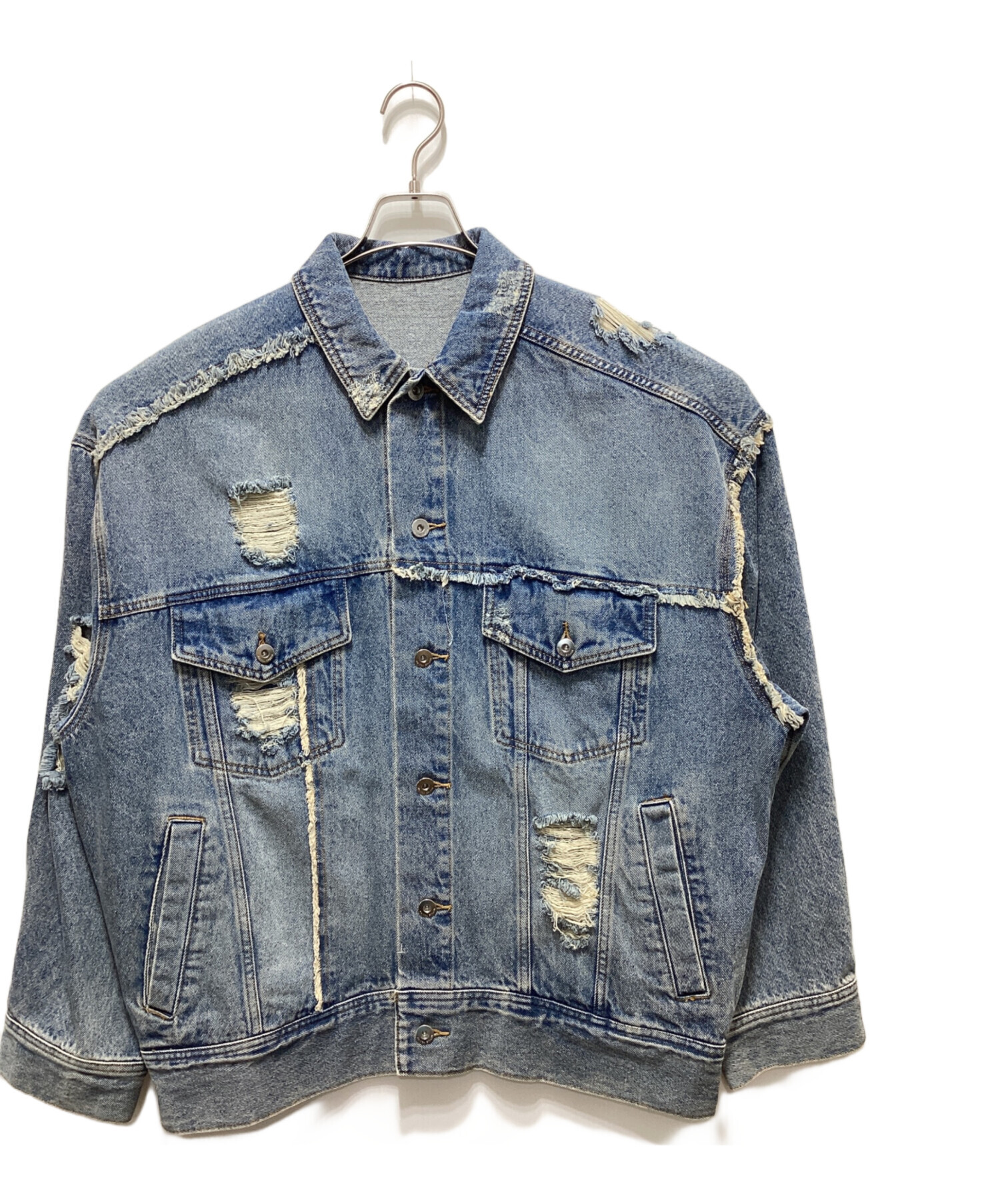 中古・古着通販】MAISON SPECIAL (メゾンスペシャル) Crash Denim