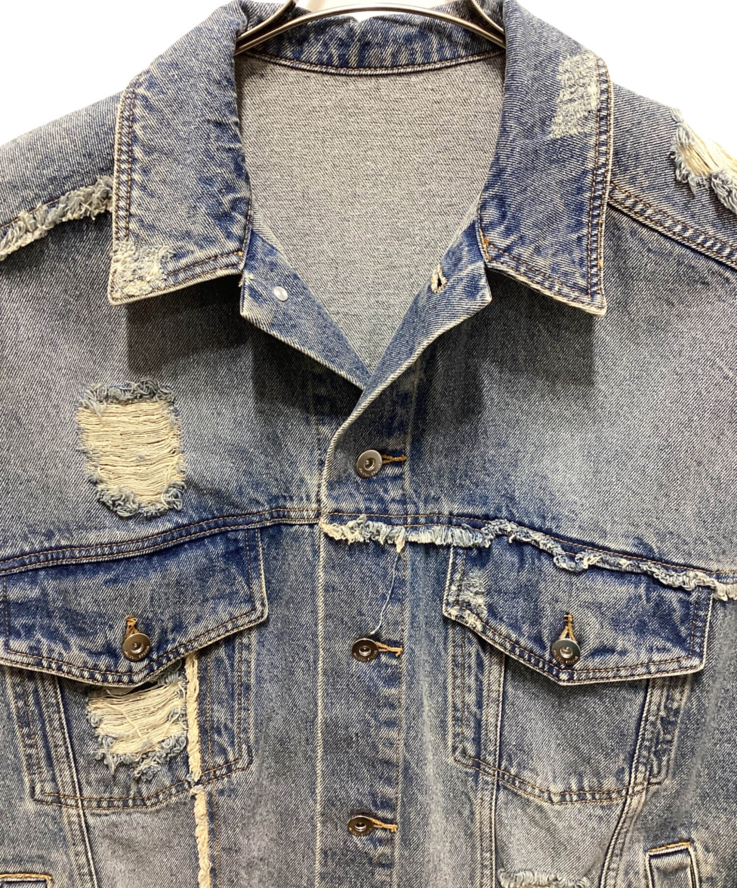 中古・古着通販】MAISON SPECIAL (メゾンスペシャル) Crash Denim
