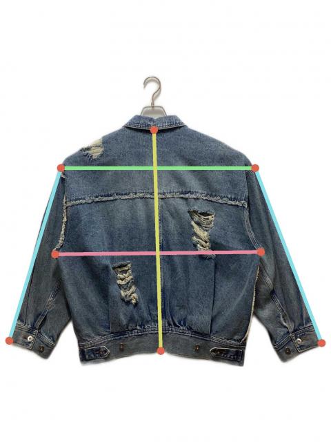 中古・古着通販】MAISON SPECIAL (メゾンスペシャル) Crash Denim