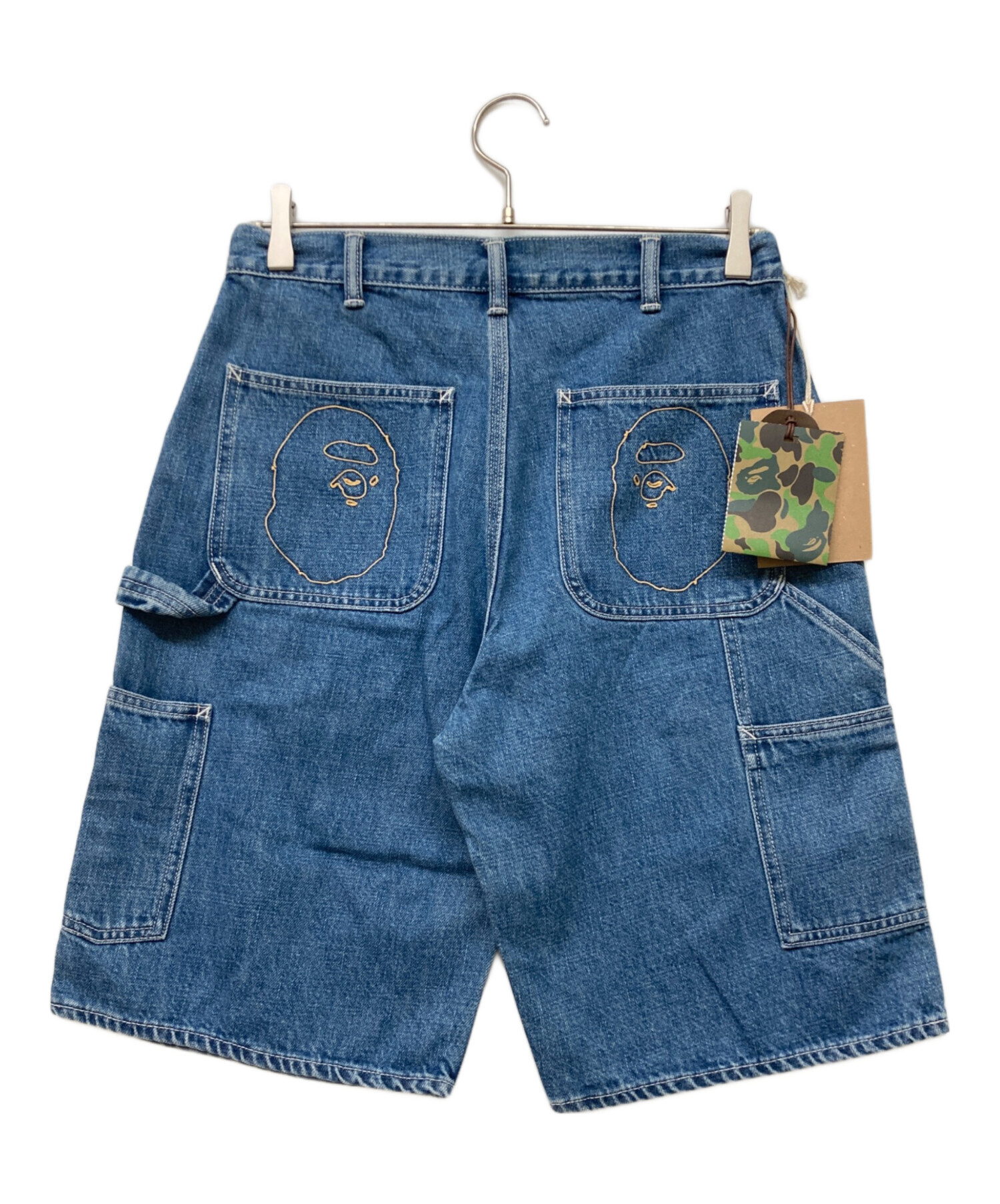 dh29 アベイシングエイプA BATHING APEデニムハーフパンツ110cmキッズ