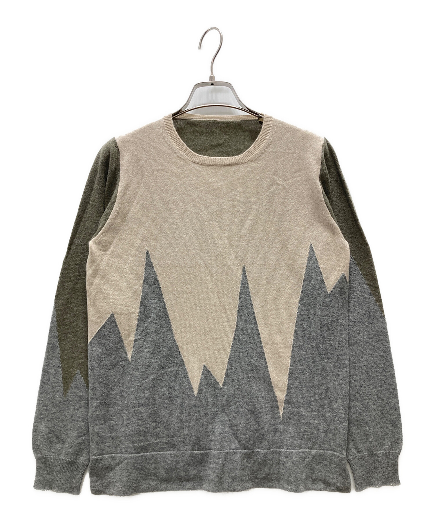 CIVIDINI チヴィディーニ ニット・セーター レディース 【古着】【中古】 中古・古着通販】CIVIDINI (チヴィディーニ) 柄カシミヤニット マルチ