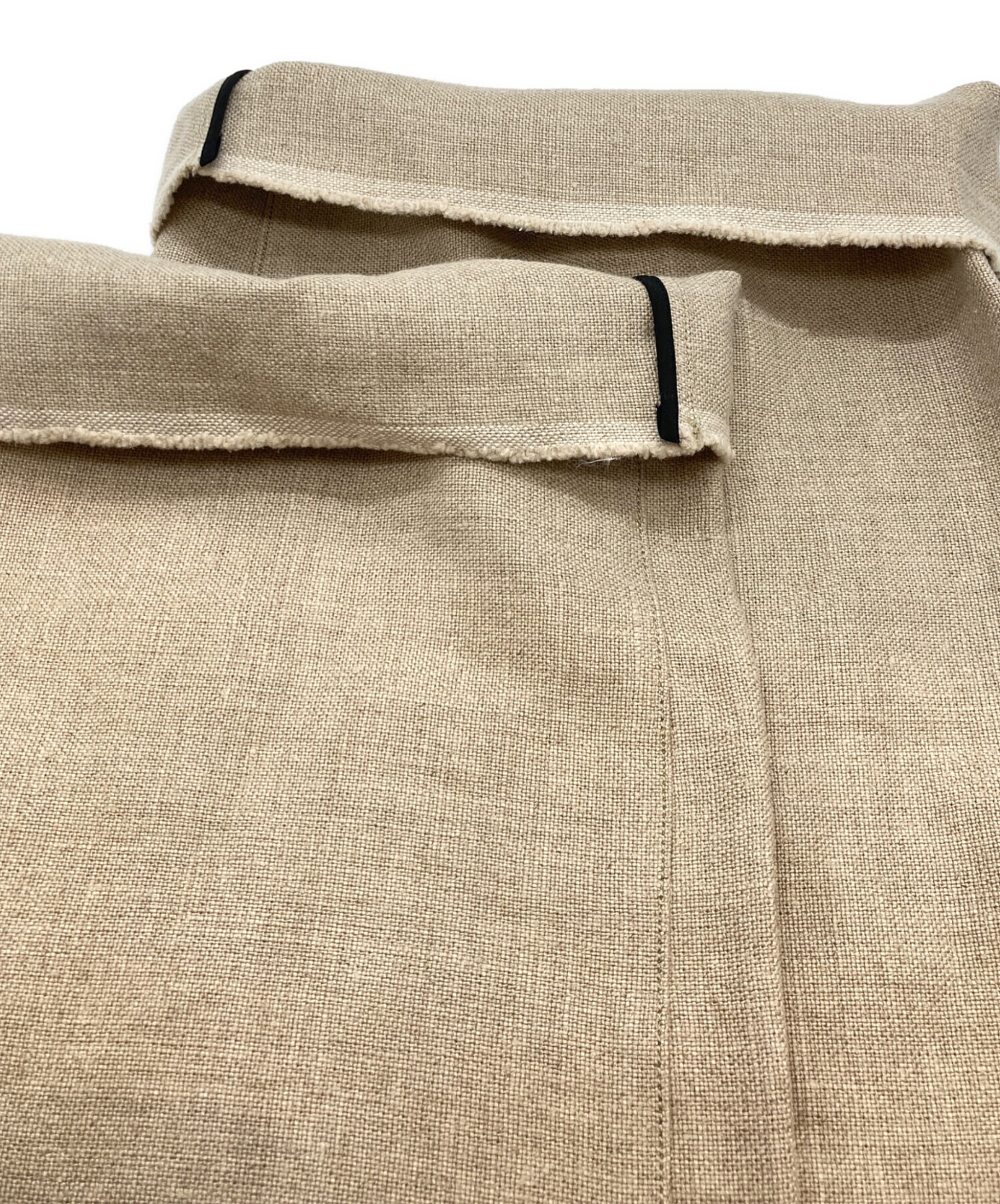 中古・古着通販】YLEVE (イレーヴ) リネンワイドパンツ ブラウン