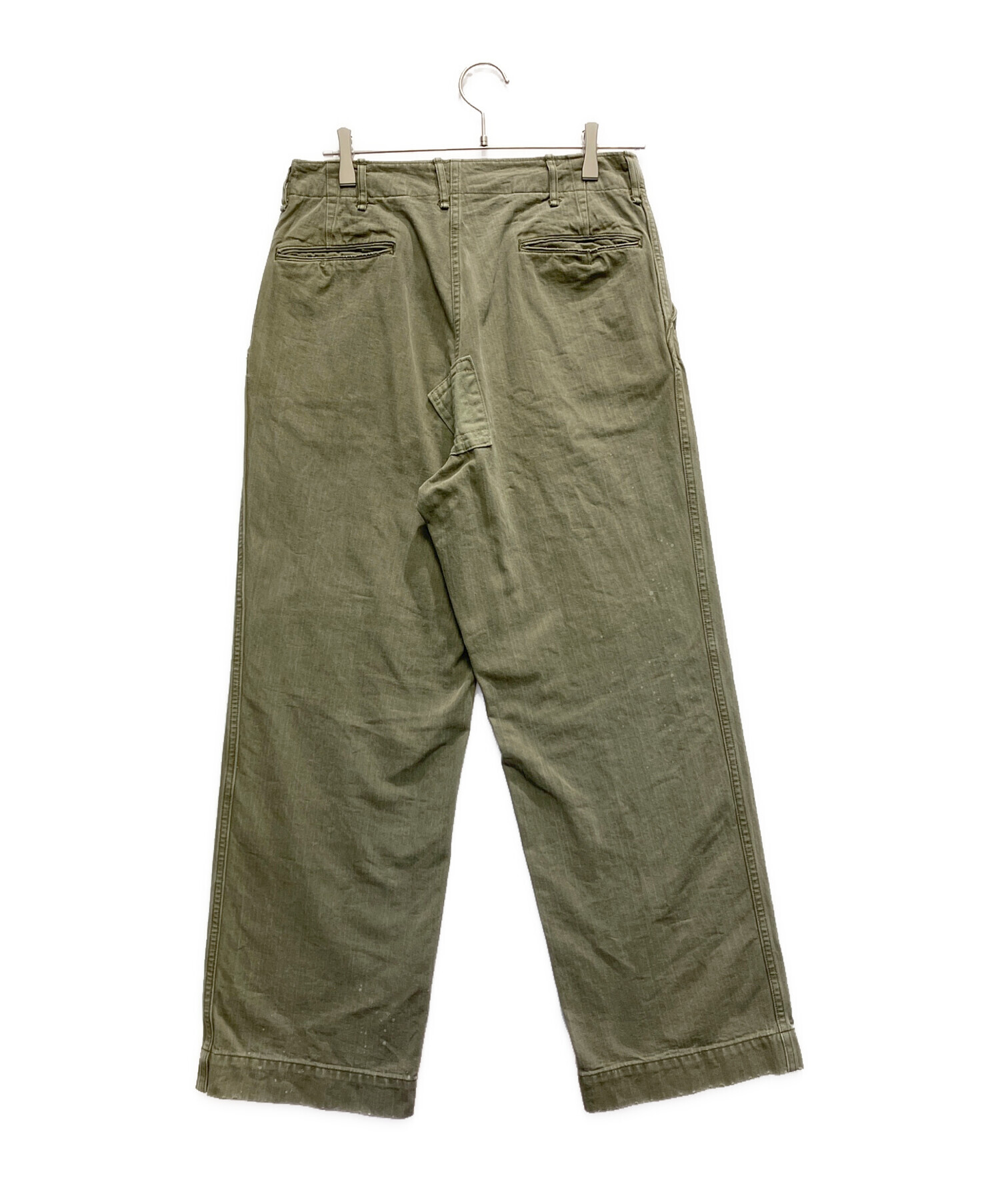 中古・古着通販】BOWWOW (バウワウ) M43 HBT COMBAT TROUSERS オリーブ