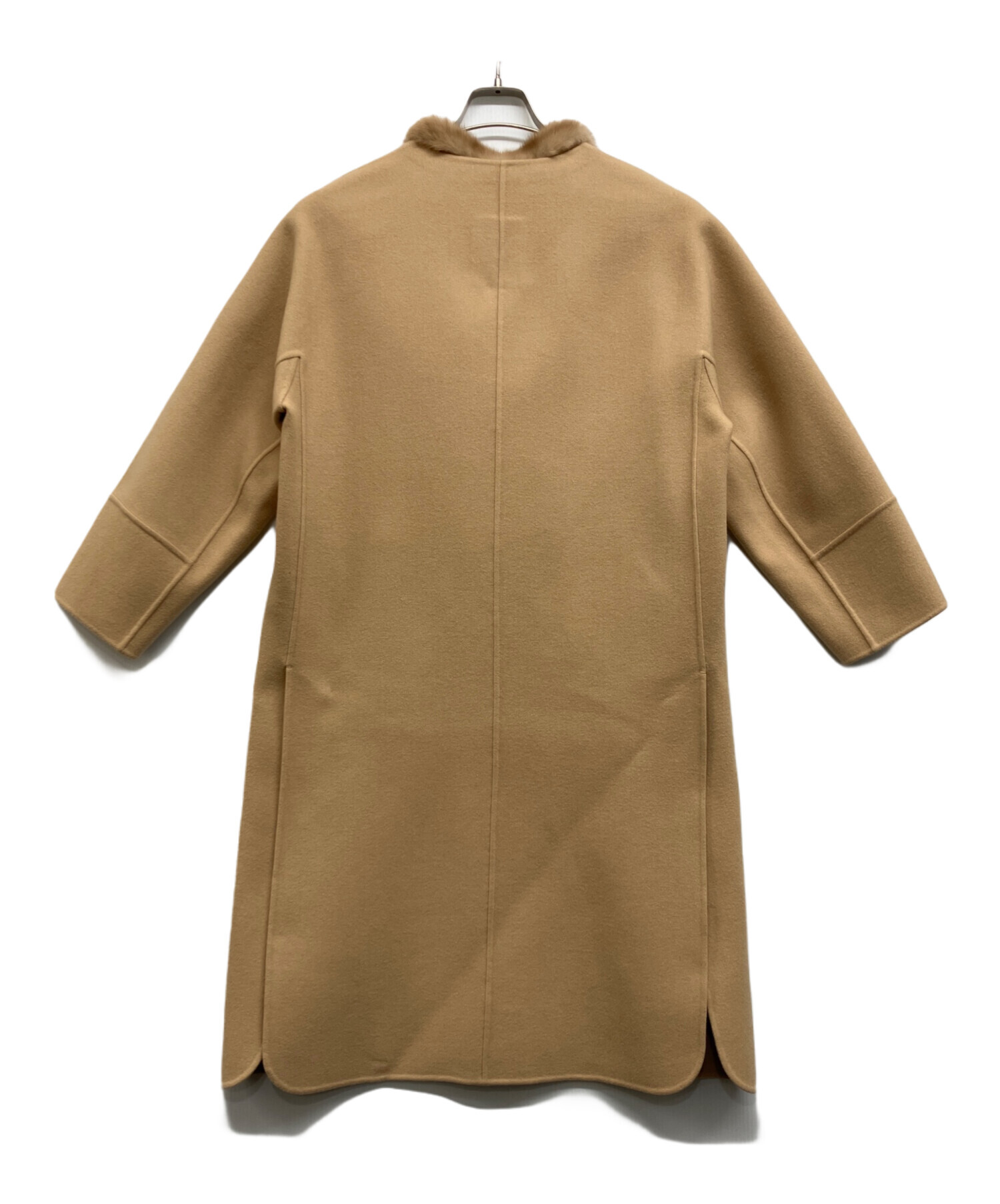 中古・古着通販】DRAWER (ドゥロワー) ウールカシミヤ2WAYノーカラー