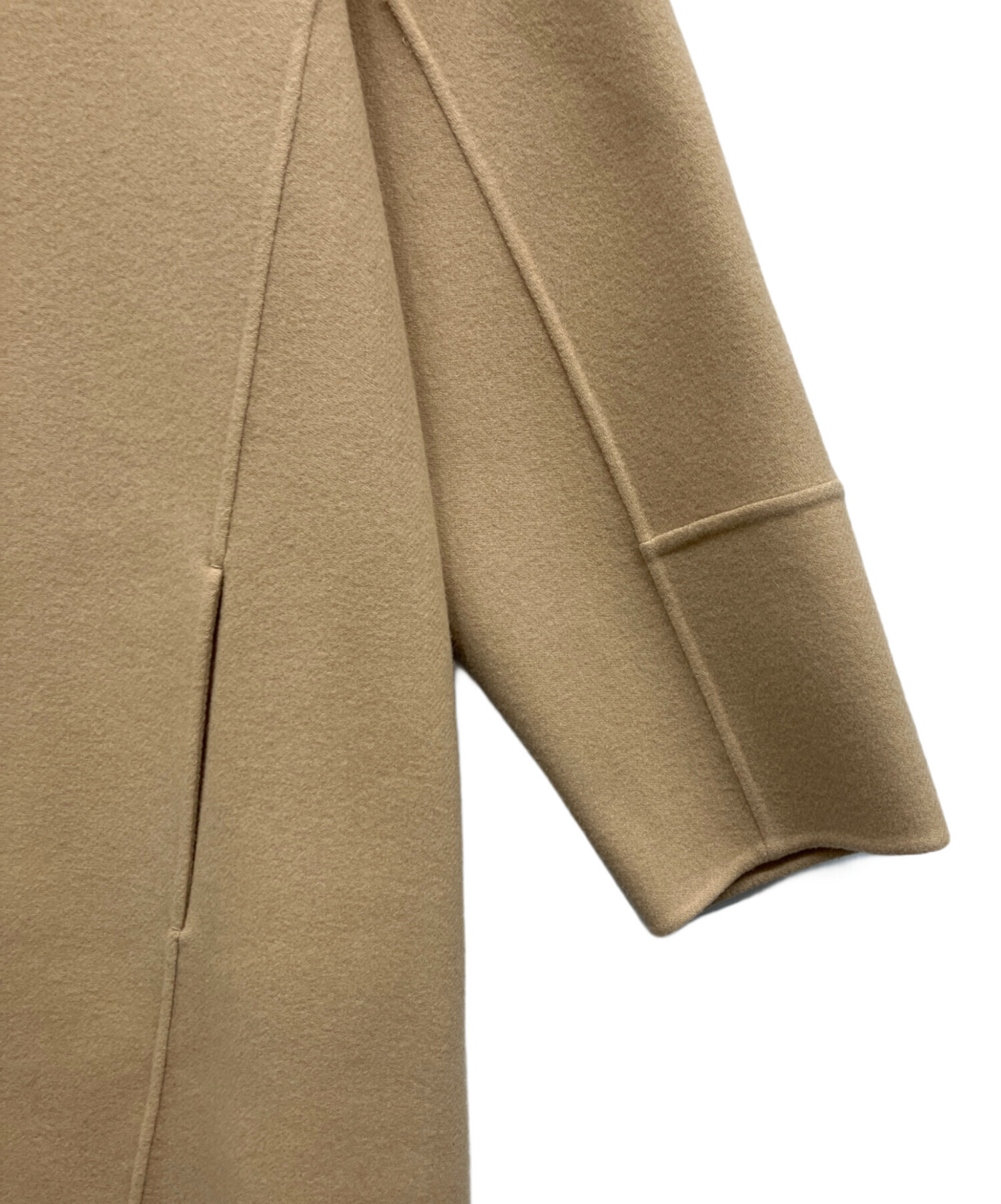 中古・古着通販】DRAWER (ドゥロワー) ウールカシミヤ2WAYノーカラー