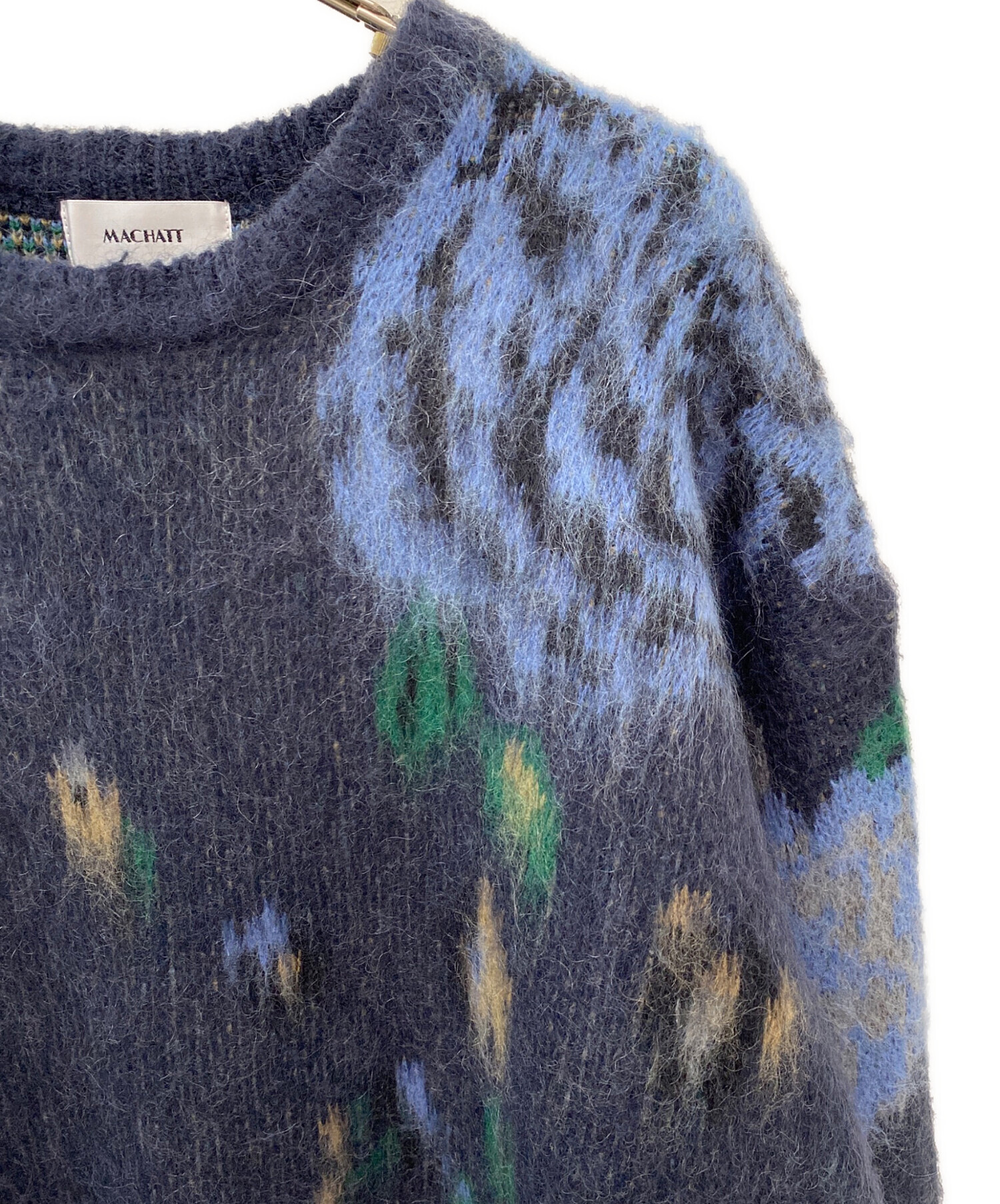 中古・古着通販】machatt (マチャット) フラワーシャギーニット