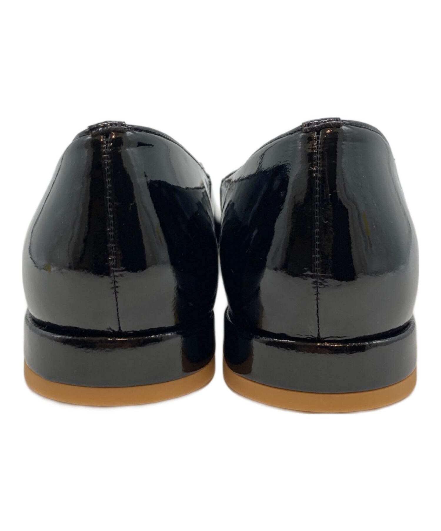 ダイアナ 黒 フラットシューズ サイズ24.5 DIANA (ダイアナ) ビジュー