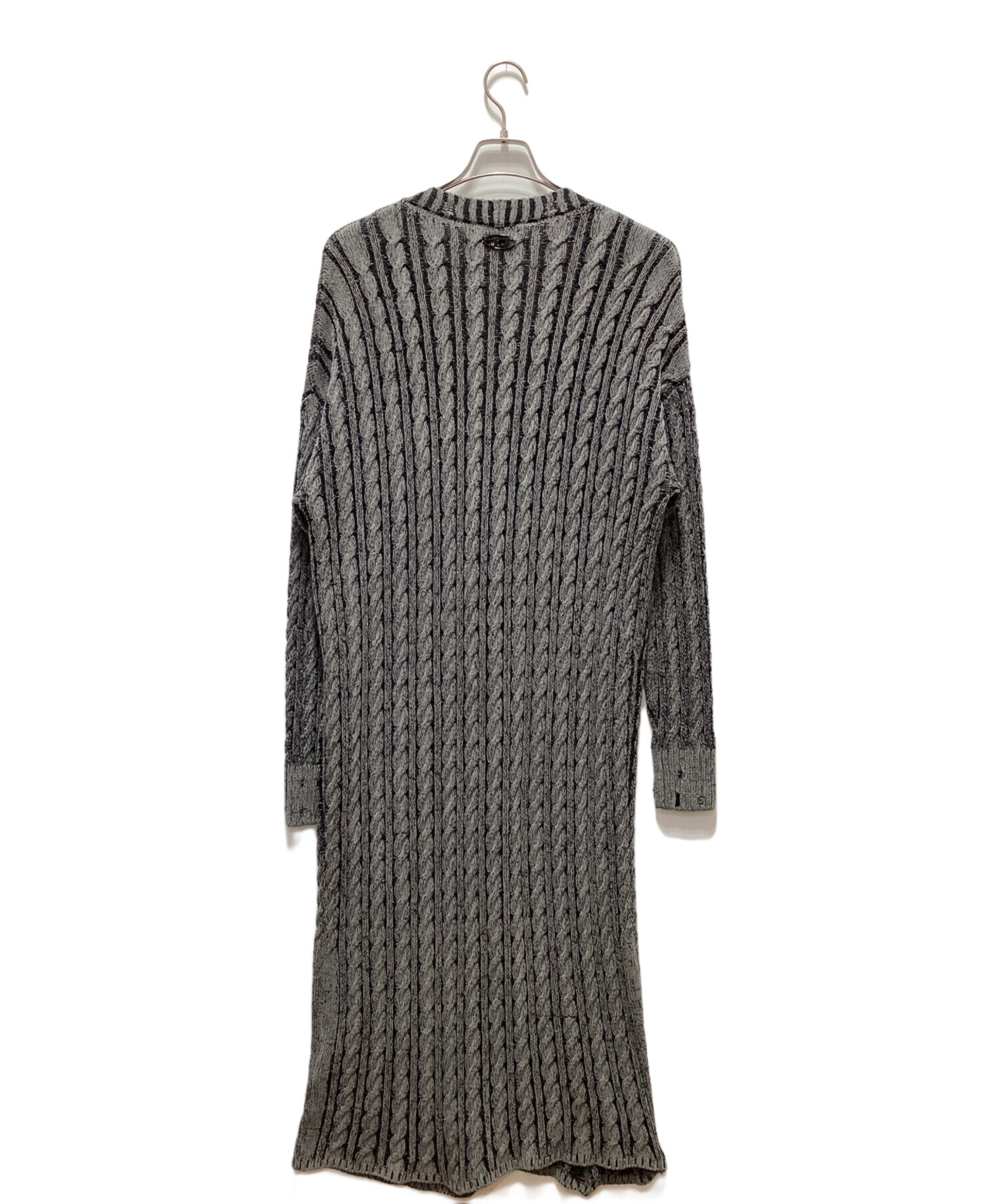 中古・古着通販】DIESEL (ディーゼル) ロングニットカーディガン