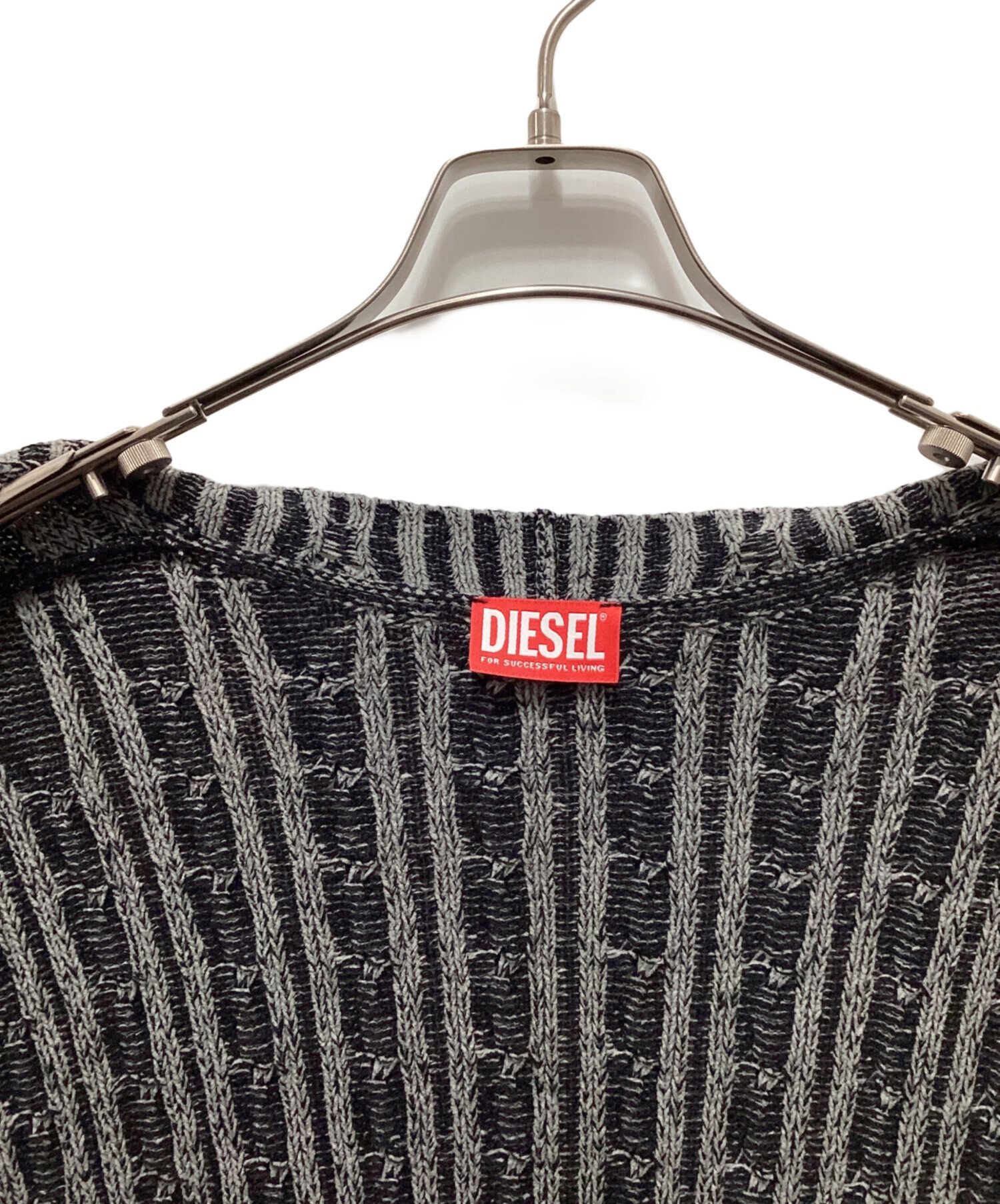 中古・古着通販】DIESEL (ディーゼル) ロングニットカーディガン