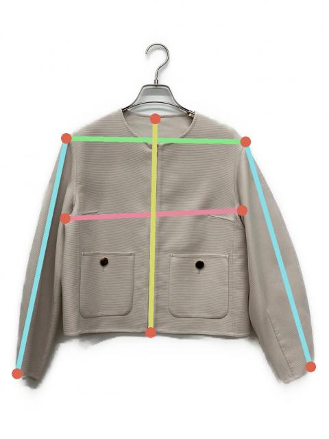中古・古着通販】ANAYI (アナイ) パールグログランショートコート