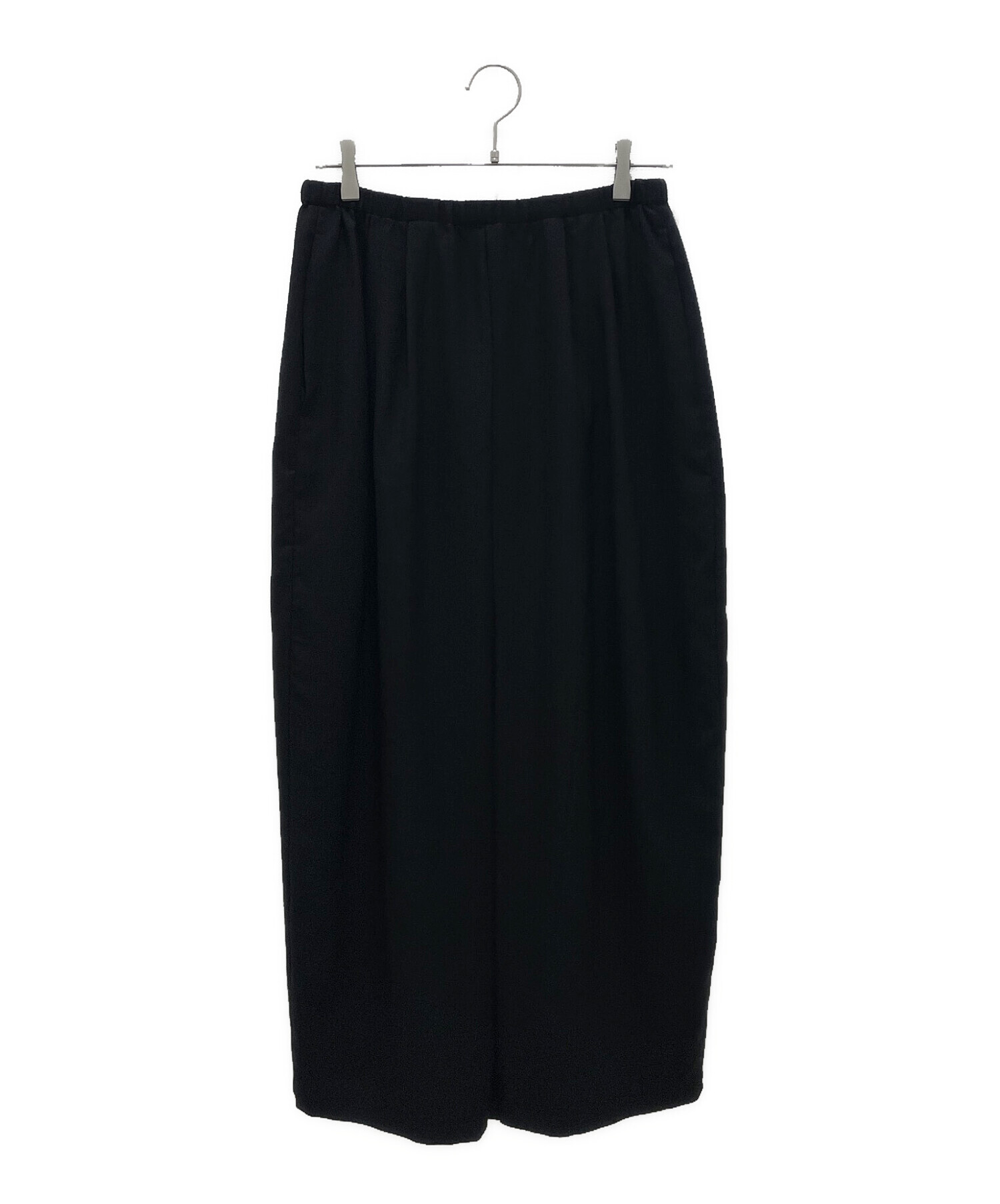 中古・古着通販】ENFOLD (エンフォルド) CIRCLE COCOON SKIRT ブラック
