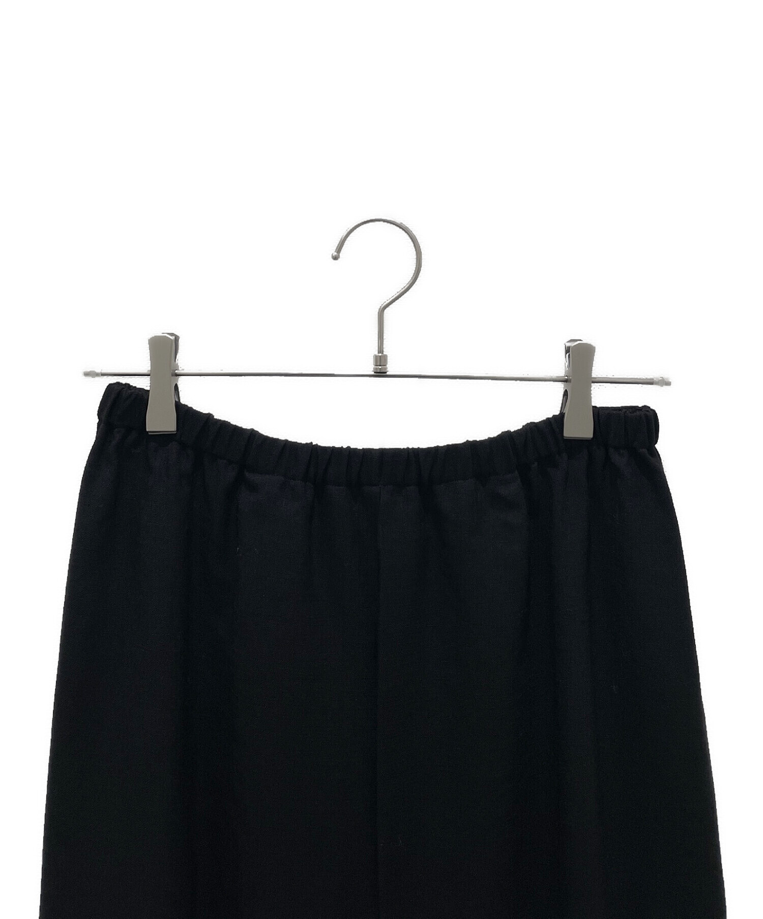中古・古着通販】ENFOLD (エンフォルド) CIRCLE COCOON SKIRT ブラック