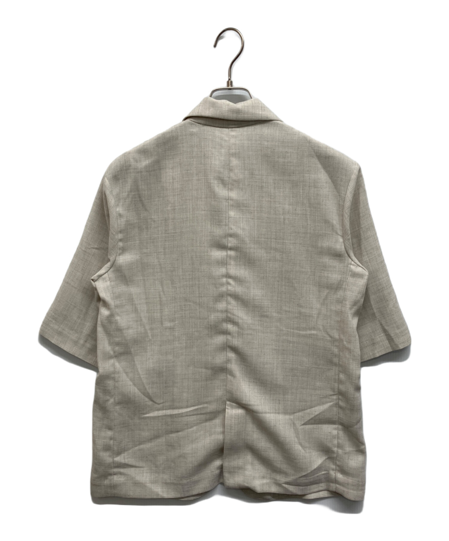 新品✨GALLARDAGALANTE ハーフスリーブシングルジャケット ベージュ 