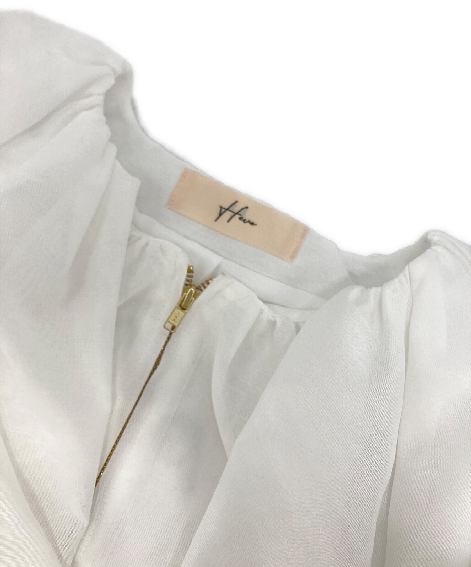 have♡シアークラウドブルゾン 中古・古着通販】Heve (ヘイヴ) シアークラウドブルゾン ホワイト