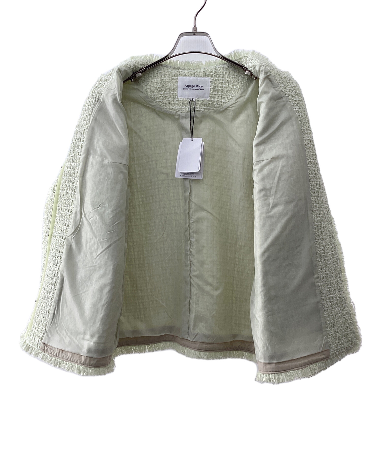 中古・古着通販】ARPEGE STORY (アルページュストーリー) ノーカラー