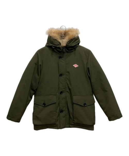 中古・古着通販】DANTON (ダントン) ファー付ダウンコート グリーン