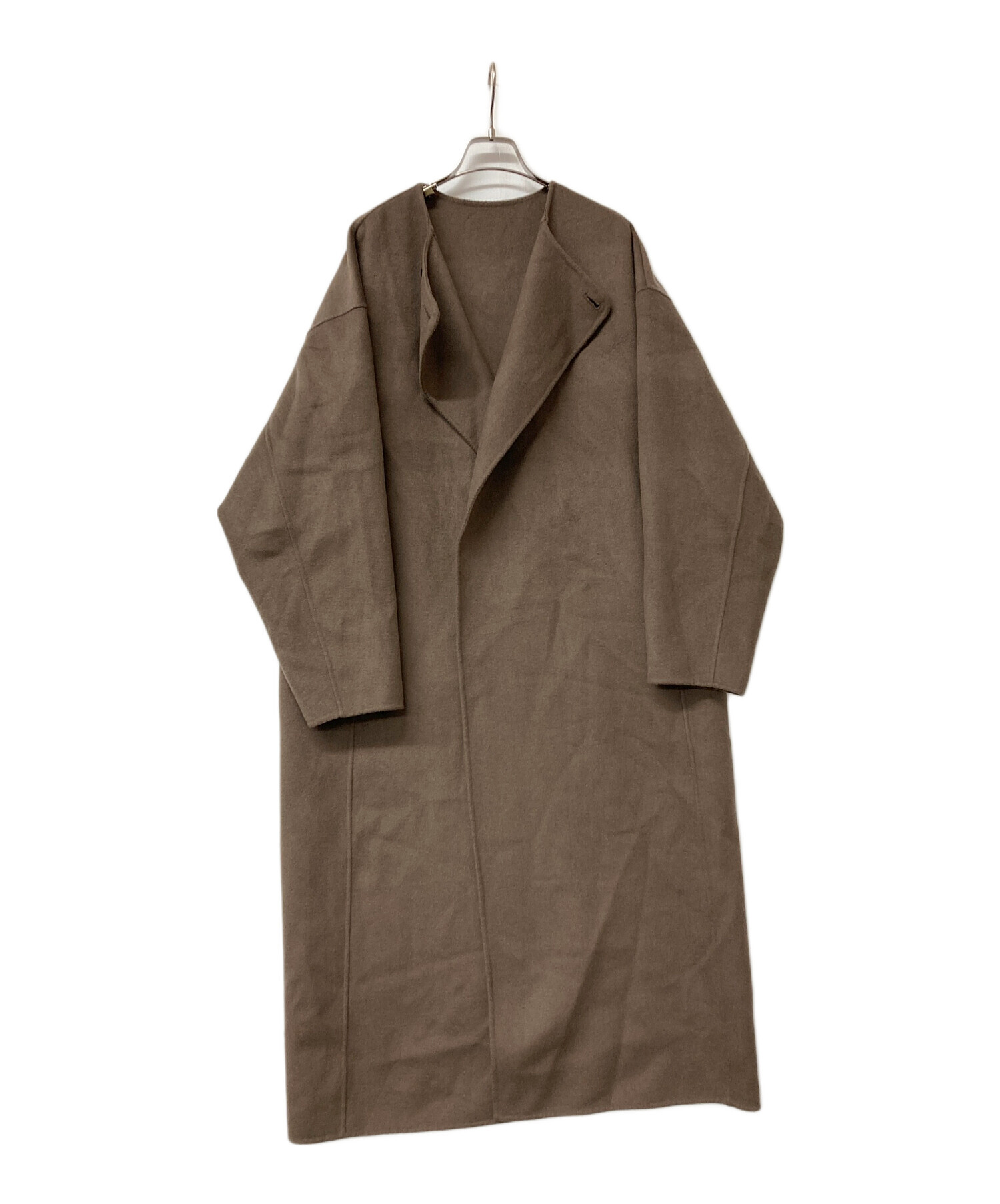 中古・古着通販】TODAYFUL (トゥデイフル) Stole Wool Coat ブラウン