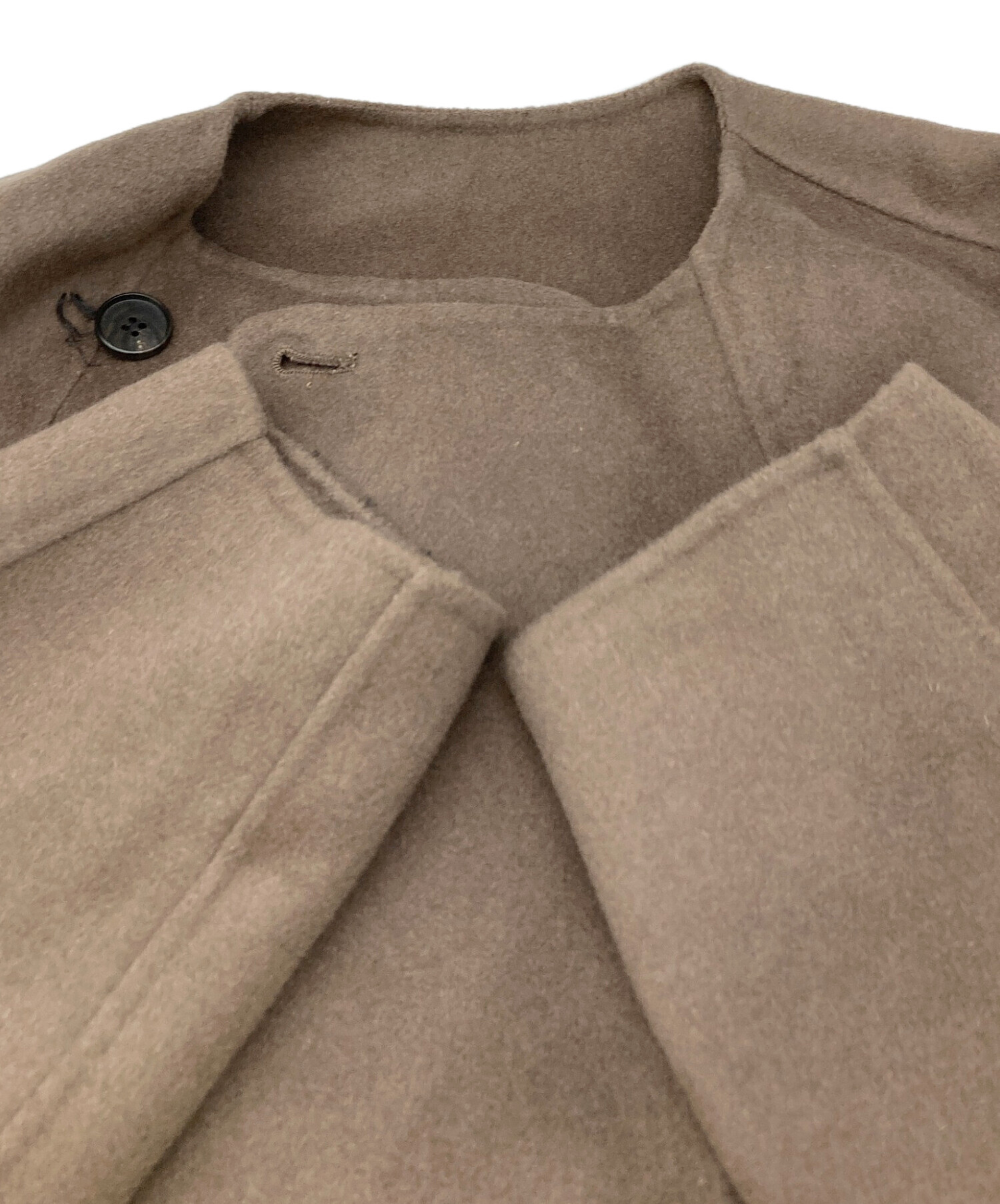 ジャケット・アウター TODAYFUL Stole Wool Coat 中古・古着通販】TODAYFUL (トゥデイフル) Stole Wool Coat ブラウン