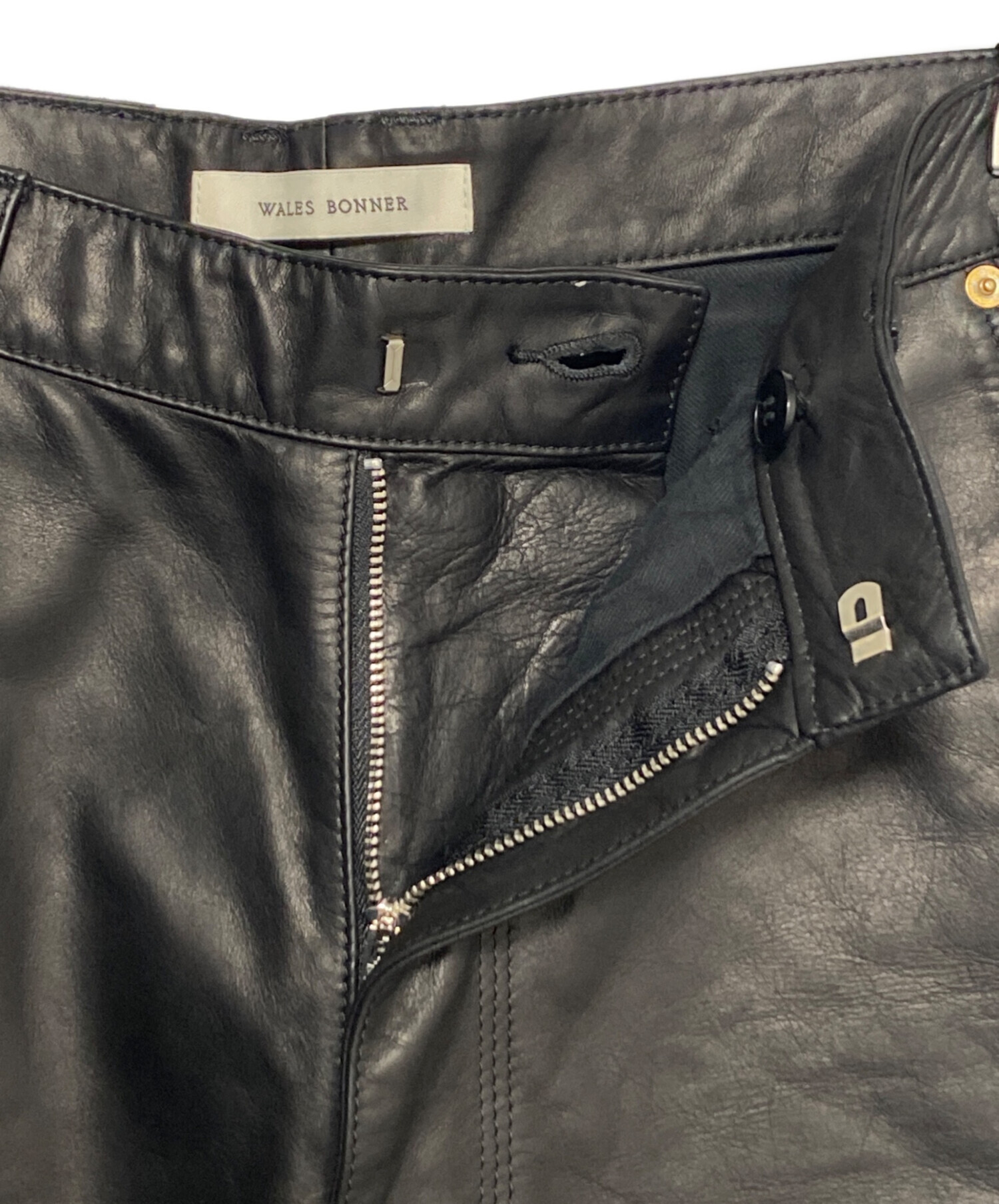中古・古着通販】WALES BONNER (ウェールズボナー) LEATHER 中古・古着通販】WALES BONNER (ウェールズボナー) LEATHER