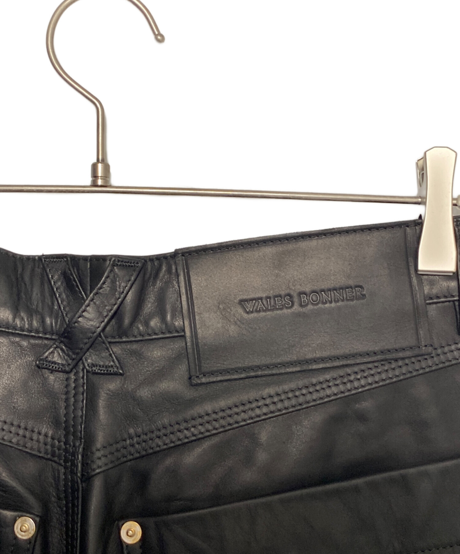 中古・古着通販】WALES BONNER (ウェールズボナー) LEATHER RIDER IVY