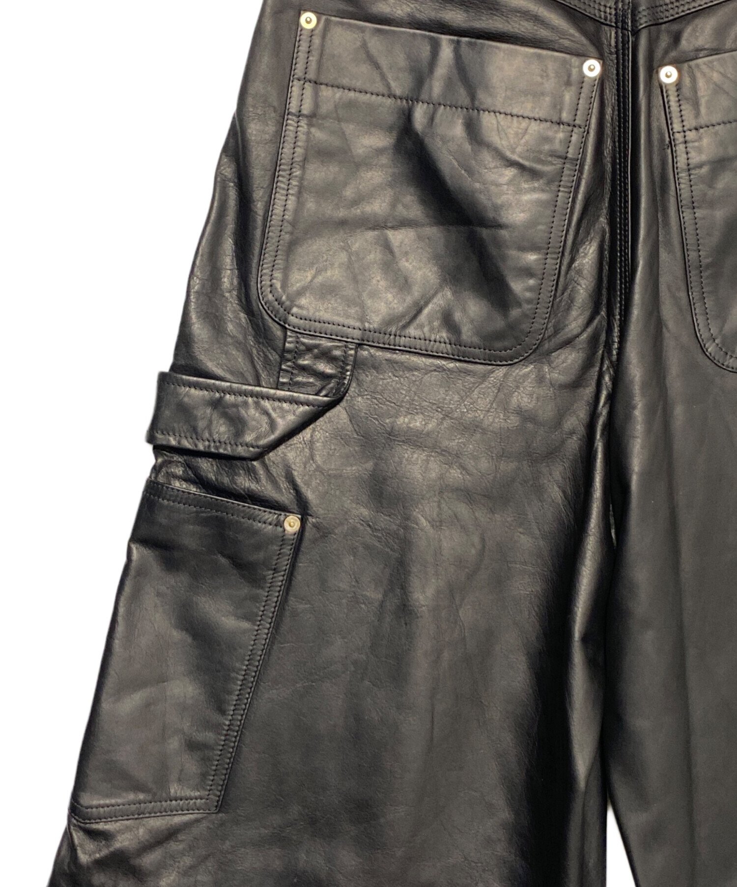 中古・古着通販】WALES BONNER (ウェールズボナー) LEATHER RIDER IVY