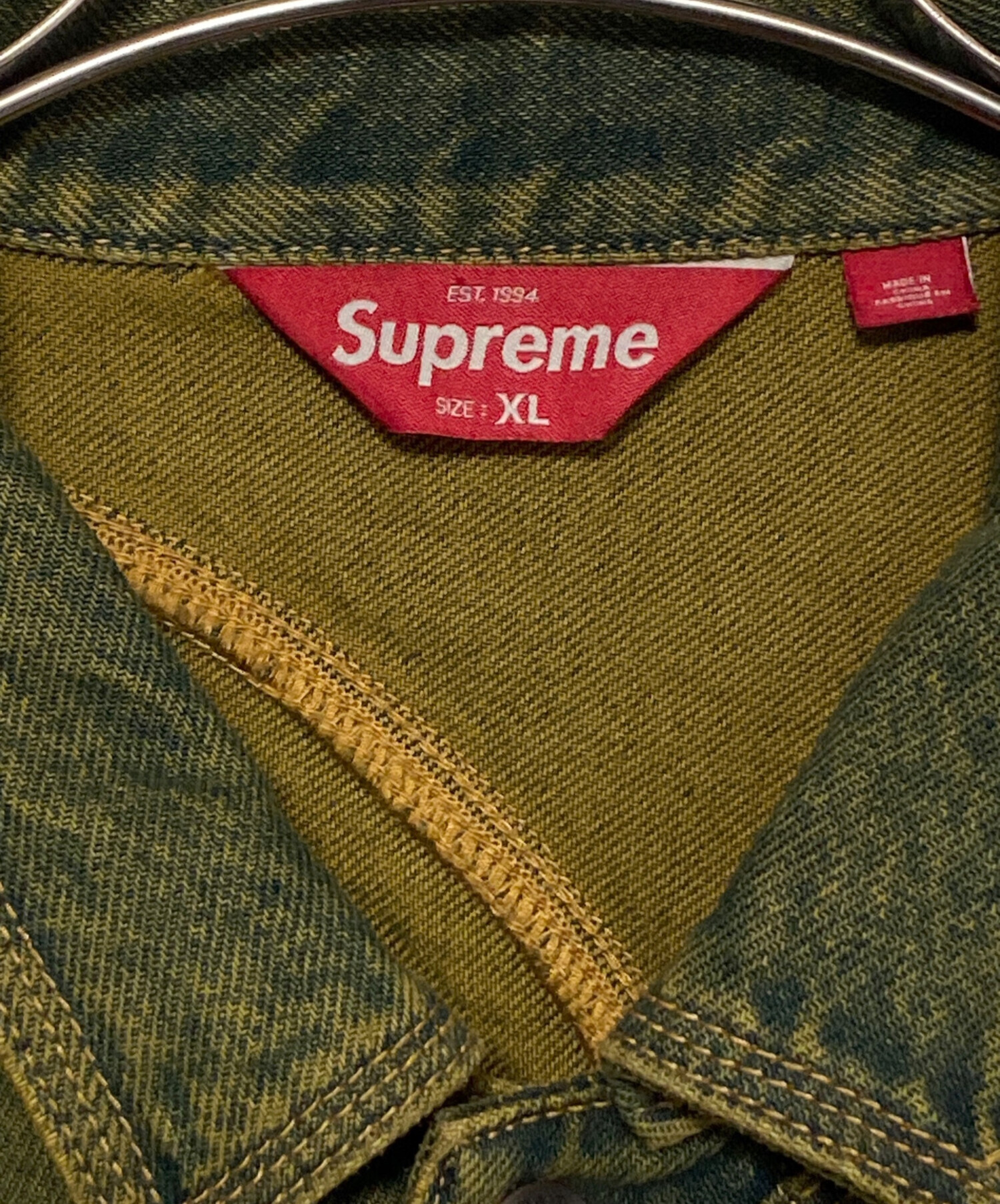中古・古着通販】SUPREME (シュプリーム) S Logo Denim Trucker Jacket
