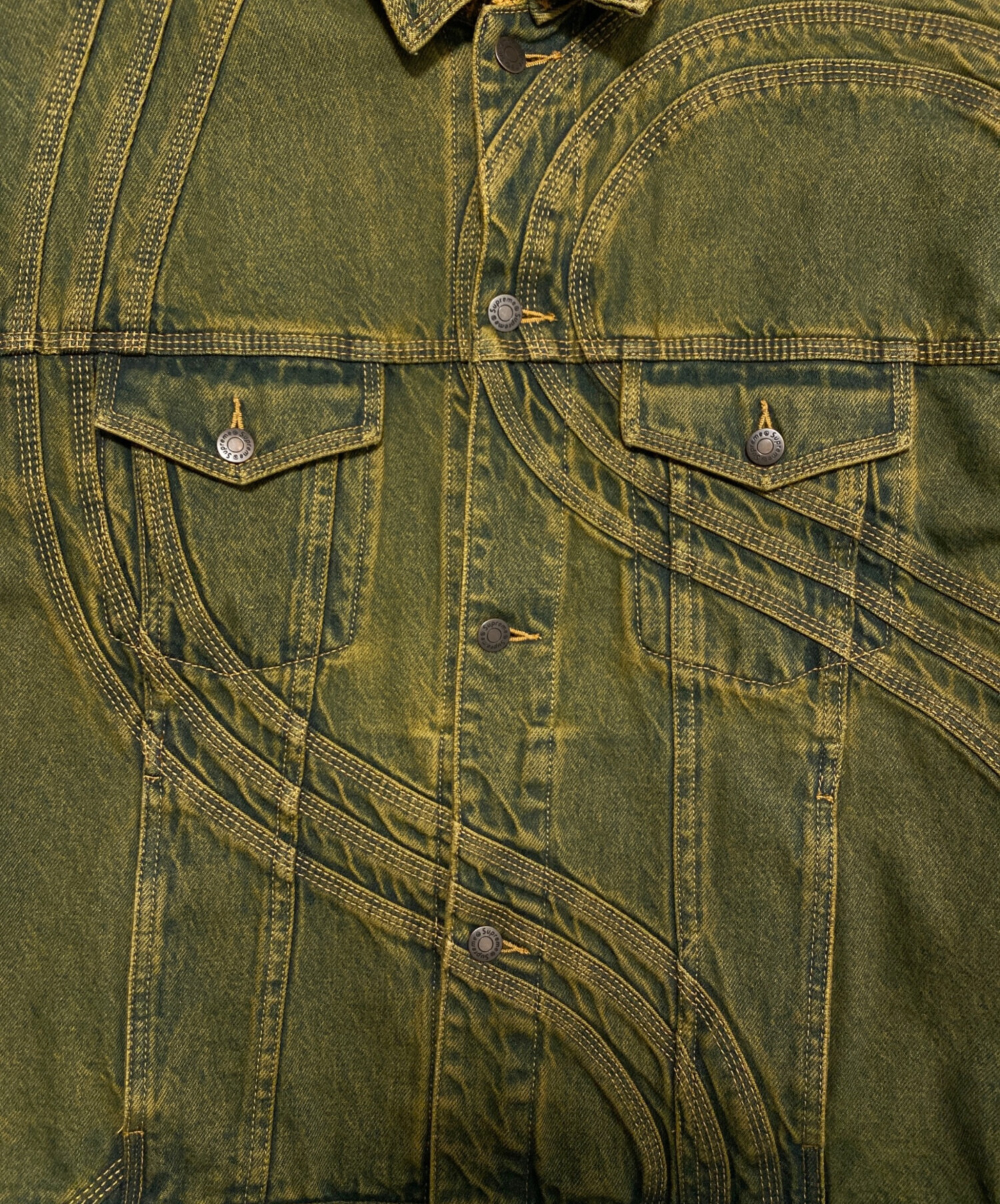 中古・古着通販】SUPREME (シュプリーム) S Logo Denim Trucker Jacket