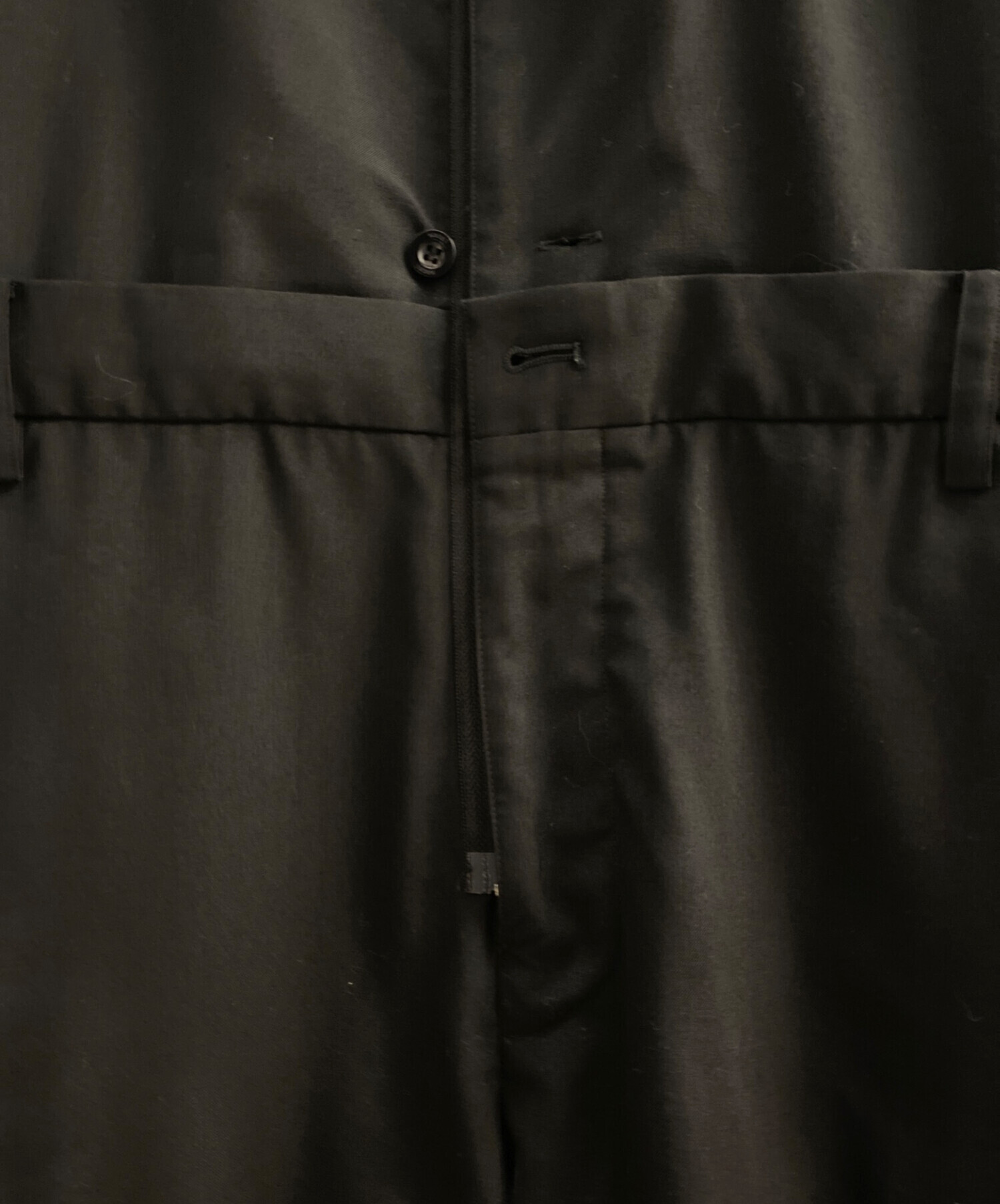 中古・古着通販】sacai (サカイ) Suiting Jumpsuits ブラック サイズ:2