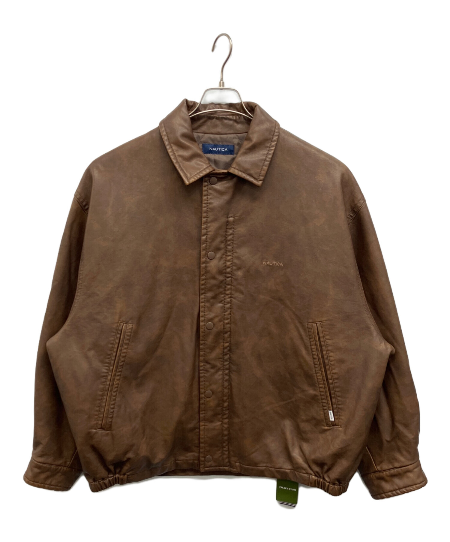【美品】ノーティカ　ブラウンレザージャケット 中古・古着通販】NAUTICA (ノーティカ) レザージャケット ブラウン