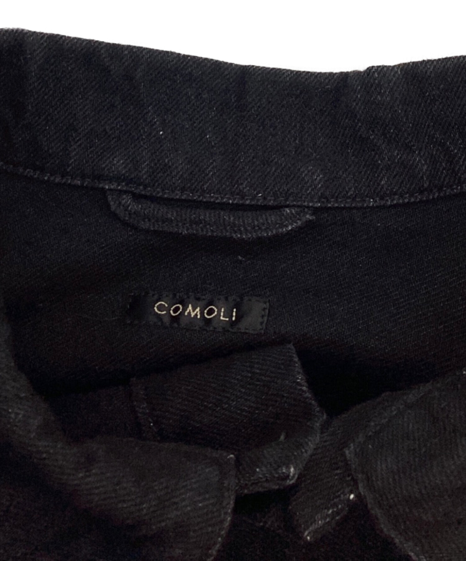 中古・古着通販】COMOLI (コモリ) デニムジャケット ブラック サイズ