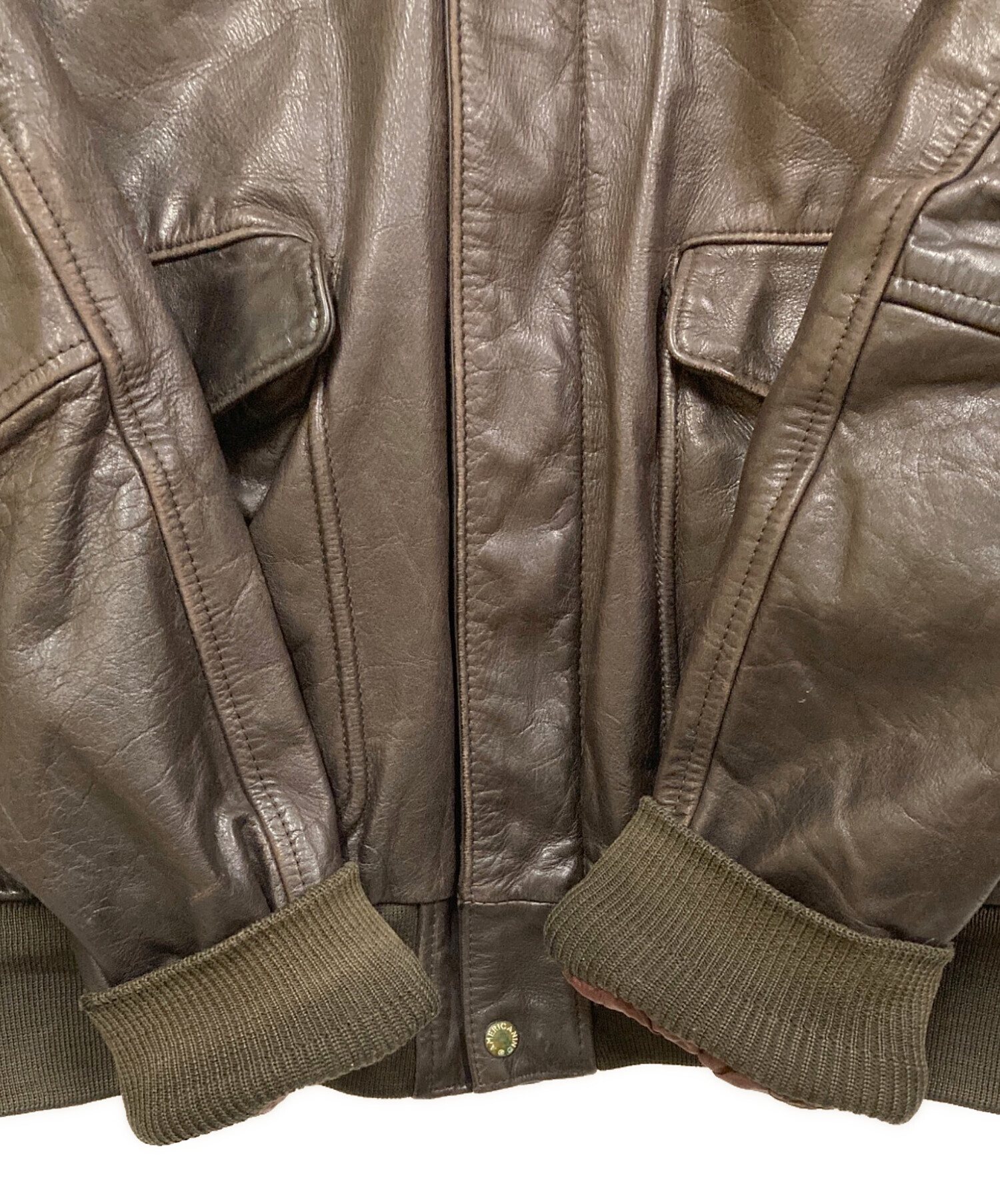 ヴィンテージ AMERICANINOレザージャケットレア アメカジ 古着