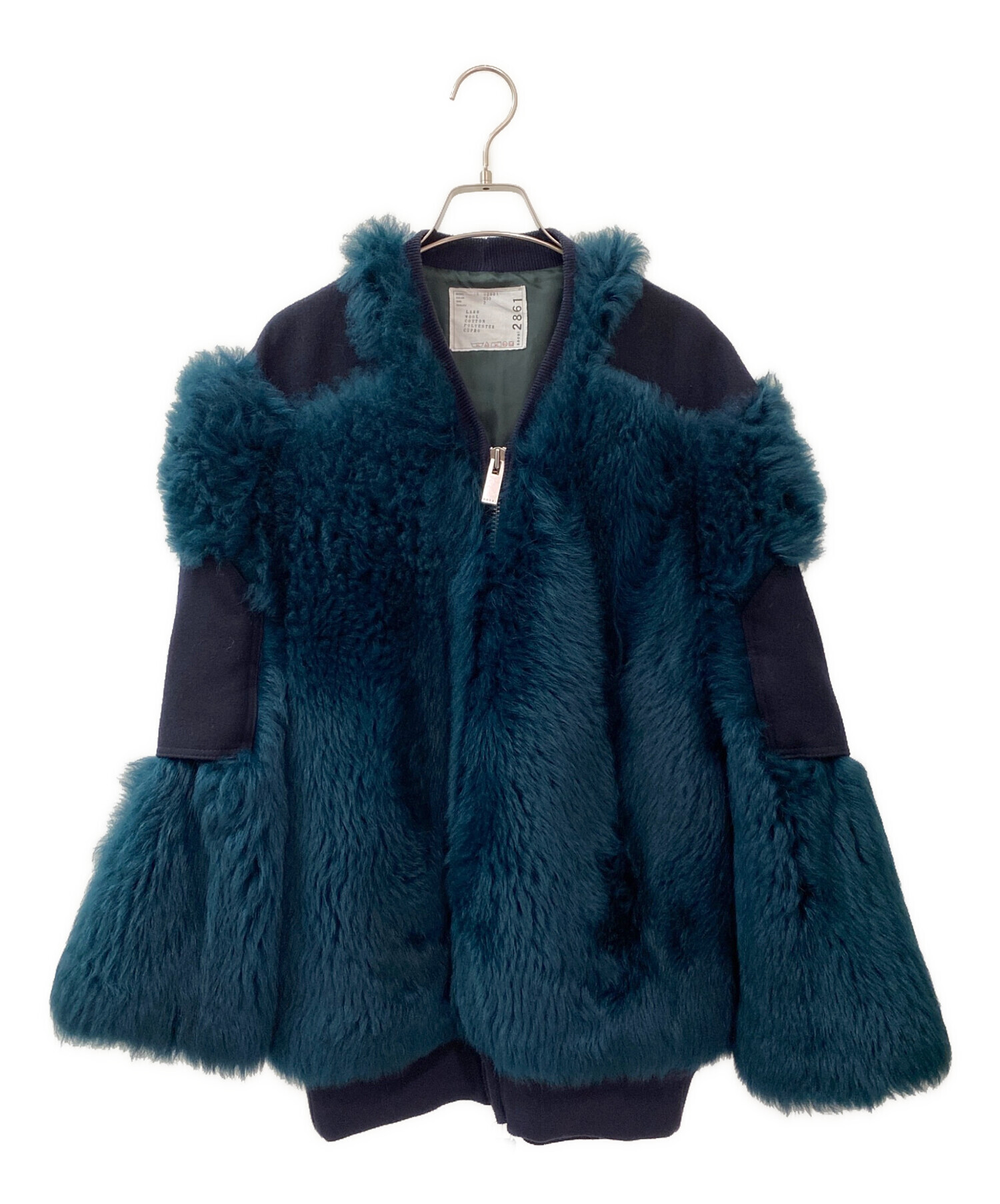 中古・古着通販】sacai (サカイ) ラムファーボンバージャケット