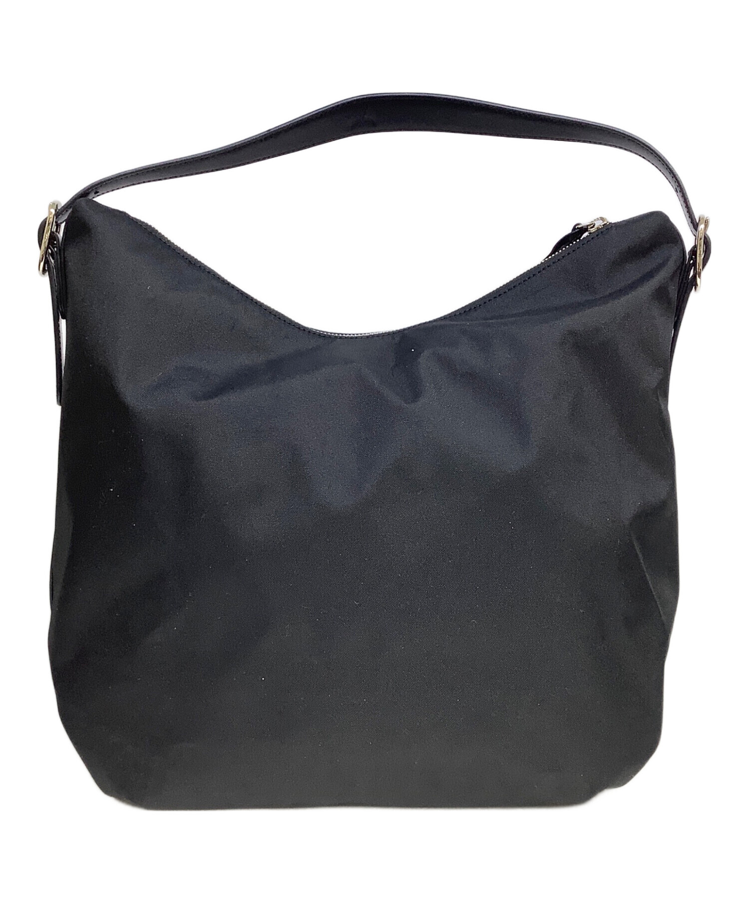 USED古着(ユーズドフルギ) TOUT Y EST ベロアショルダーバッグ 中古・古着通販】TOUT Y EST (トゥティエ) SAC CANOT TOILE ブラック