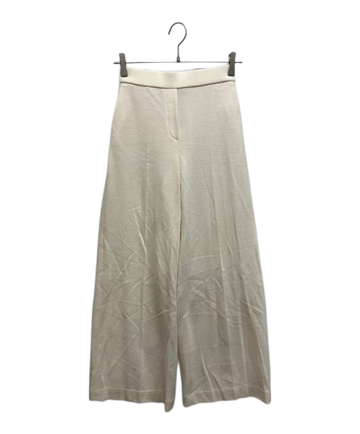 再度のお値下げ！ほぼ未使用品! Theory セオリーパンツ 中古・古着通販】theory (セオリー) Fine Smooth JSY HW Wide Pant GD