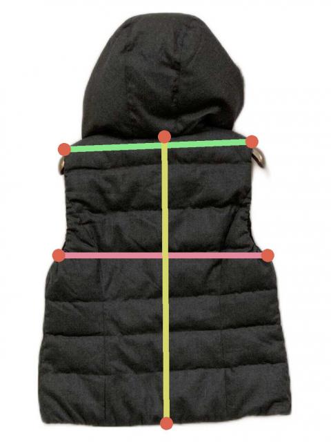 中古・古着通販】ANAYI (アナイ) ファーリバーシブルダウンベスト