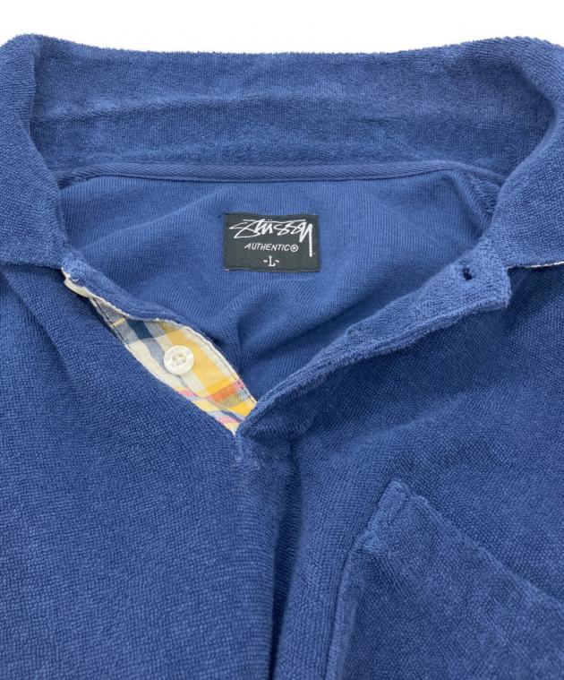 中古・古着通販】stussy (ステューシー) リンクロゴパイルポロシャツ