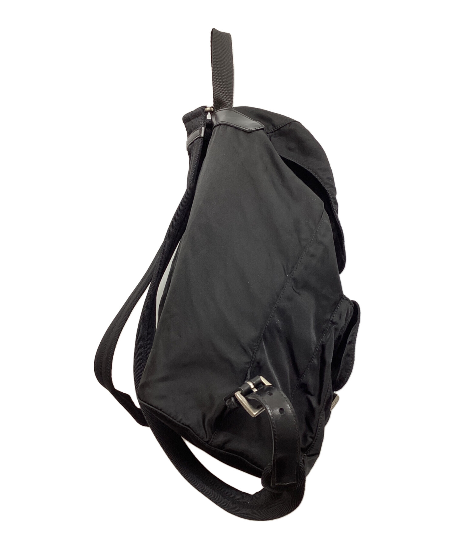 中古・古着通販】PRADA (プラダ) ナイロンリュック ブラック｜ブランド 