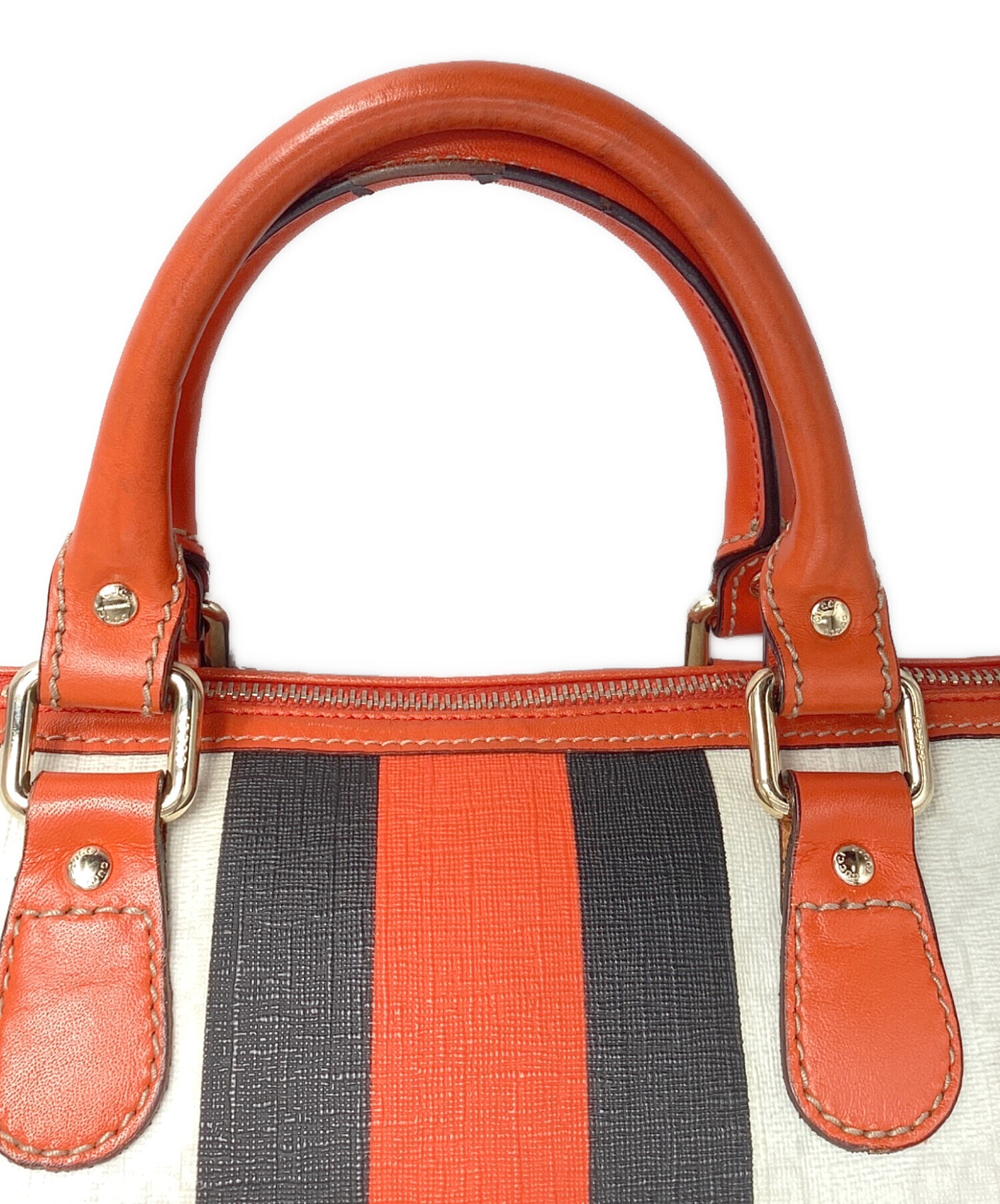 中古・古着通販】GUCCI (グッチ) ミニボストンバッグ ホワイト
