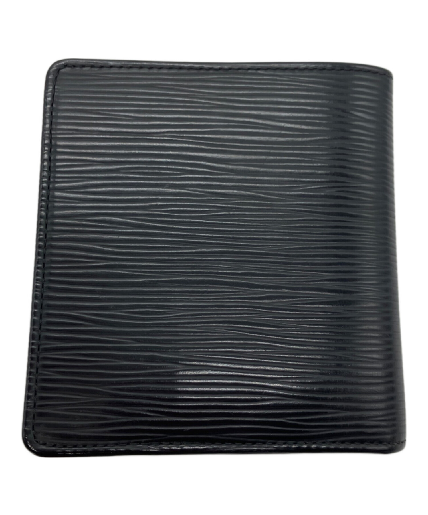 ルイヴィトン　お札入れ　ポルトビエ6 カルトクレディ　エピ　二つ折り財布　黒 中古・古着通販】LOUIS VUITTON (ルイ ヴィトン) エピ ポルトビエ 6