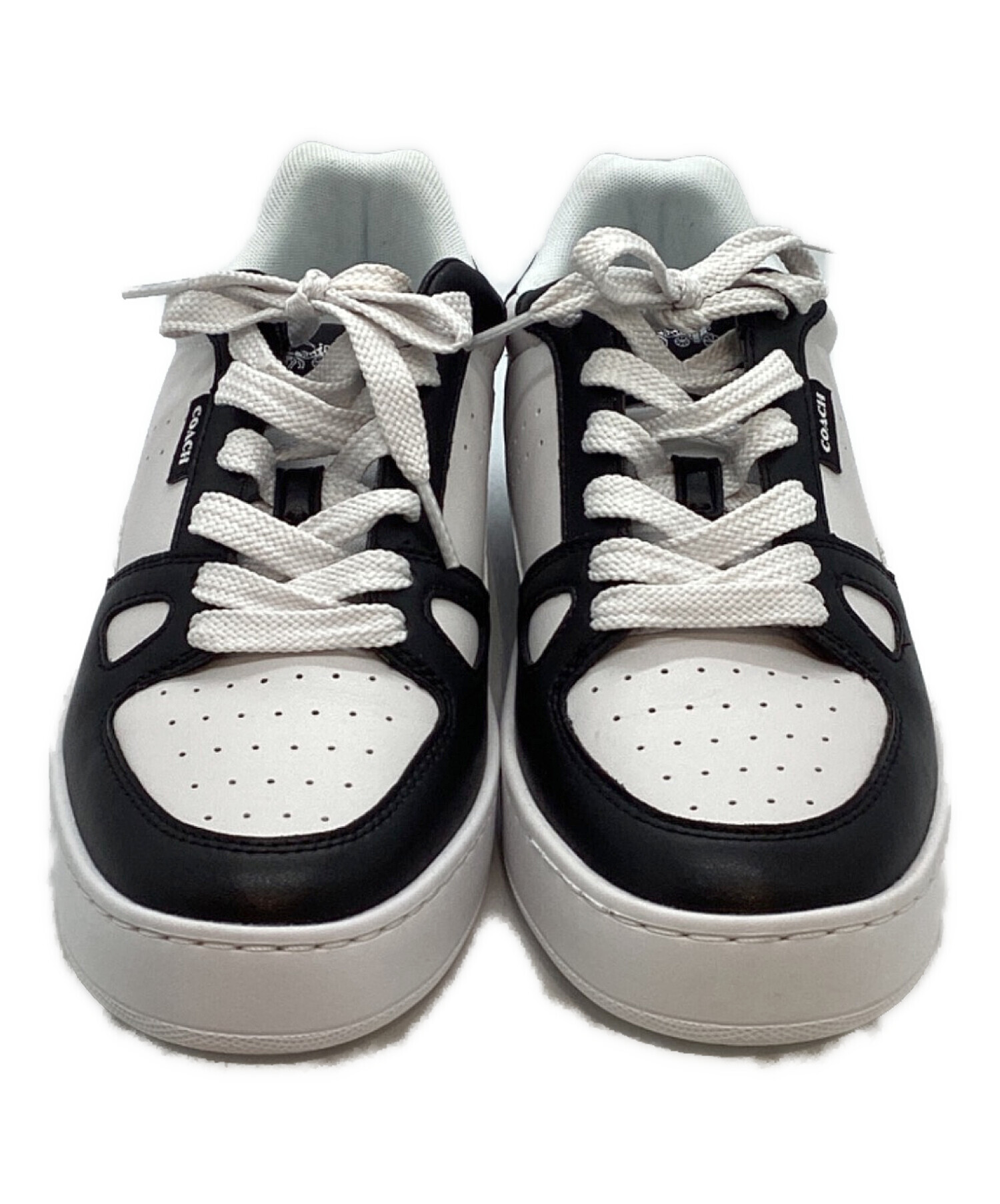 中古・古着通販】COACH (コーチ) クリップ コート スニーカー ホワイト