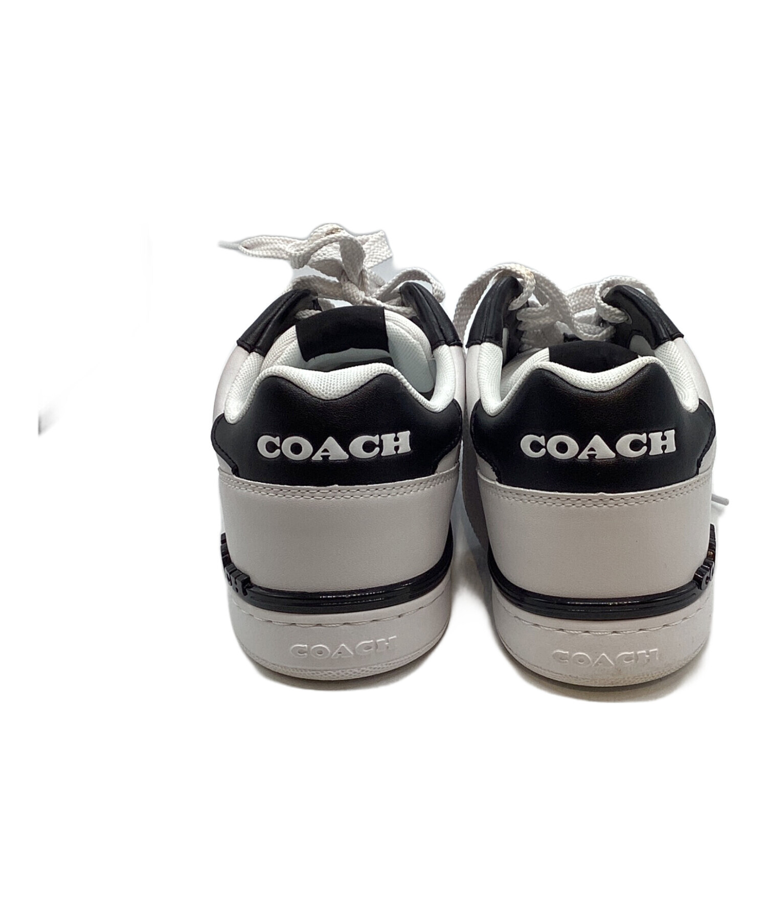 中古・古着通販】COACH (コーチ) クリップ コート スニーカー ホワイト 