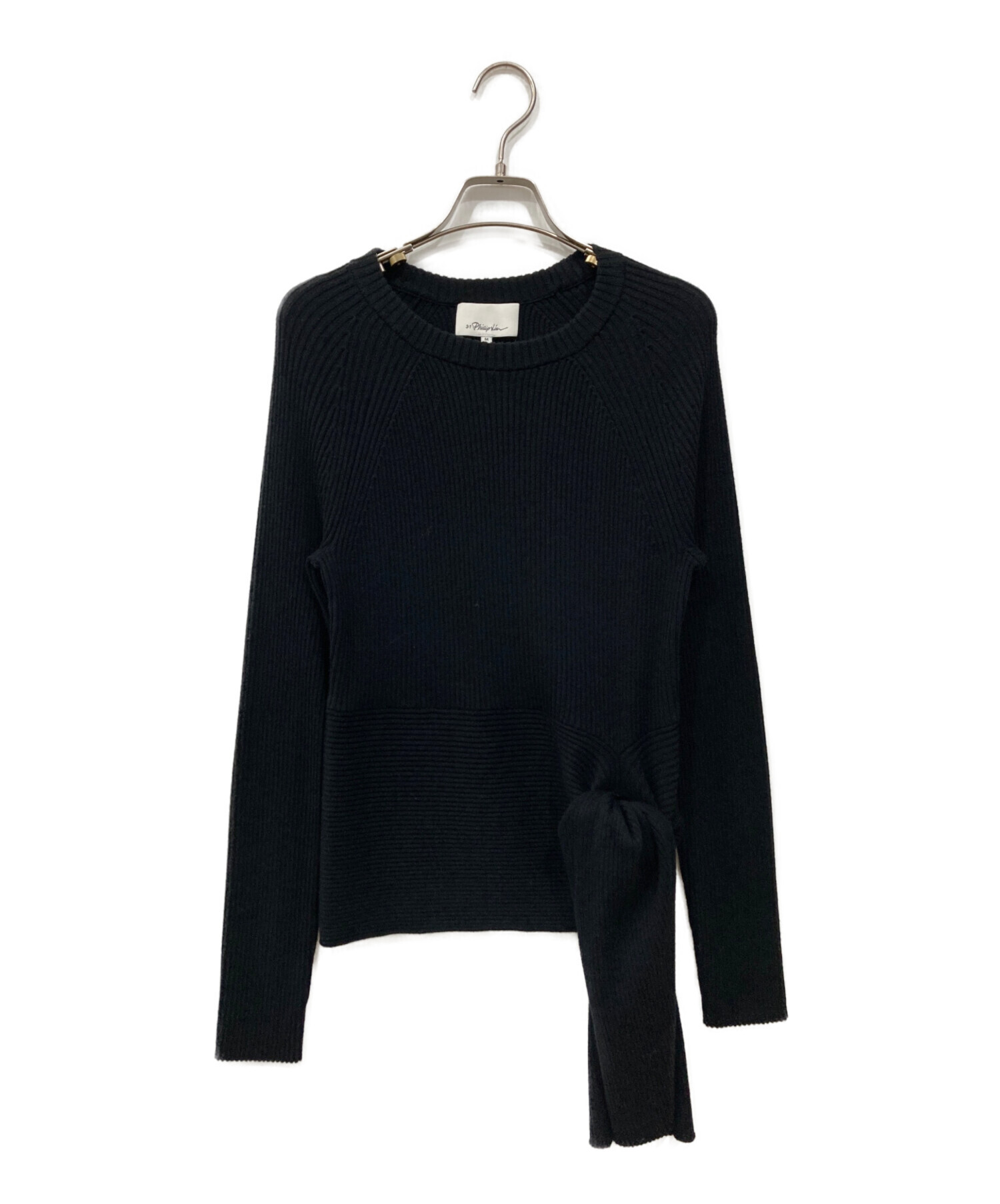 美品スリーワンフィリップリム ニットコートブラックXS 31philliplim 中古・古着通販】3.1 phillip lim (スリーワンフィリップリム) ニット