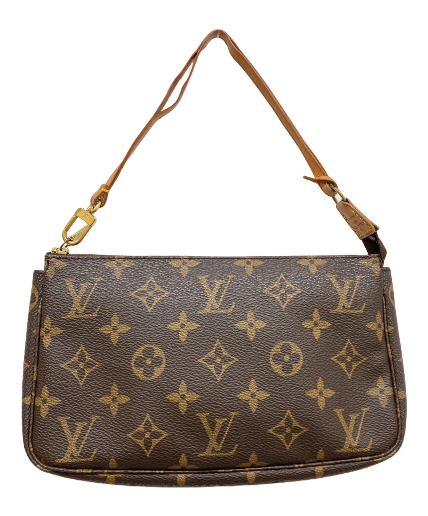 お話中ルイヴィトン　ポーチ中古 中古・古着通販】LOUIS VUITTON (ルイ ヴィトン) ポーチ ブラウン